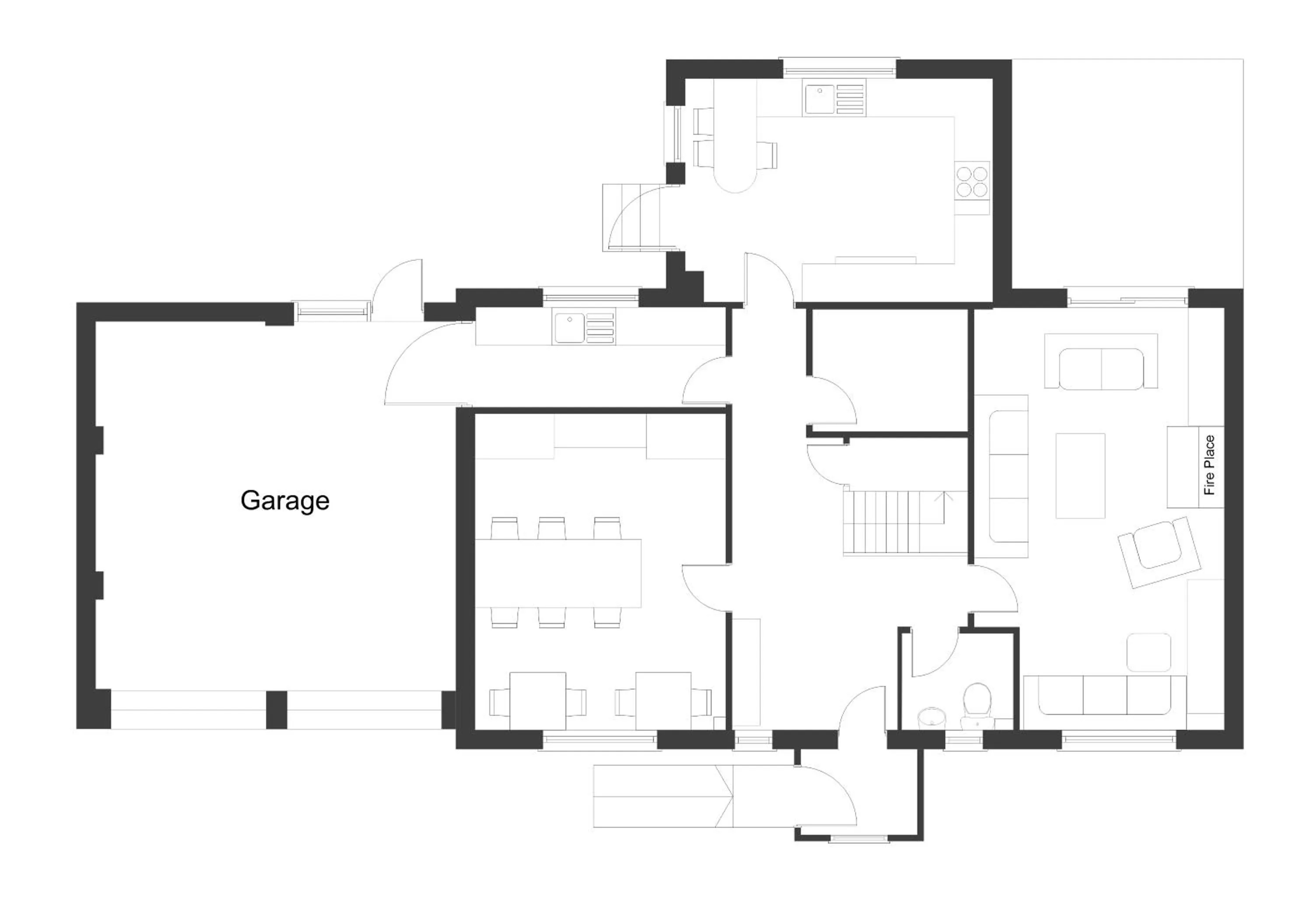 Floor plan in Beechwood Lodge