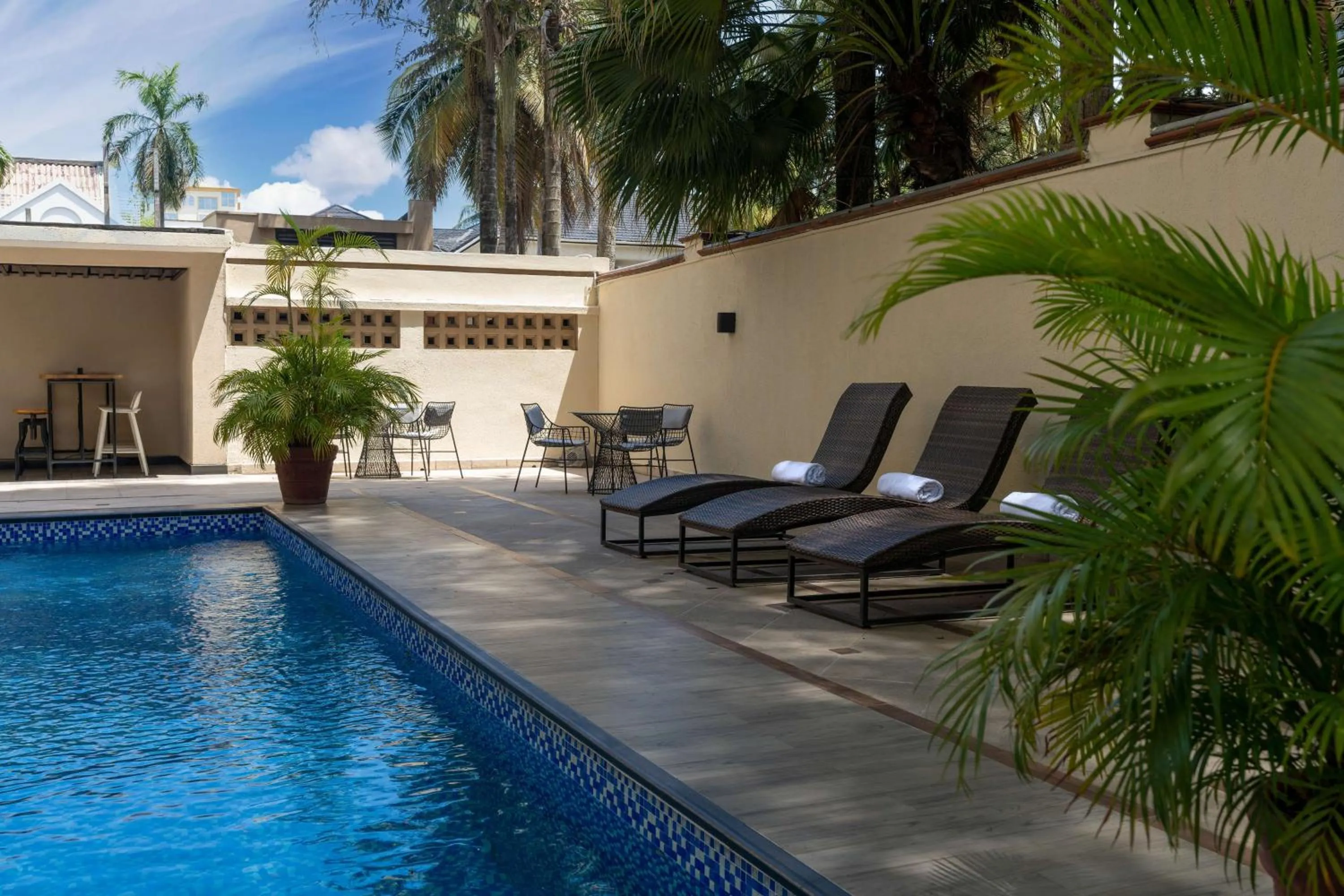 Pool view in Park Inn by Radisson, Lagos Victoria Island