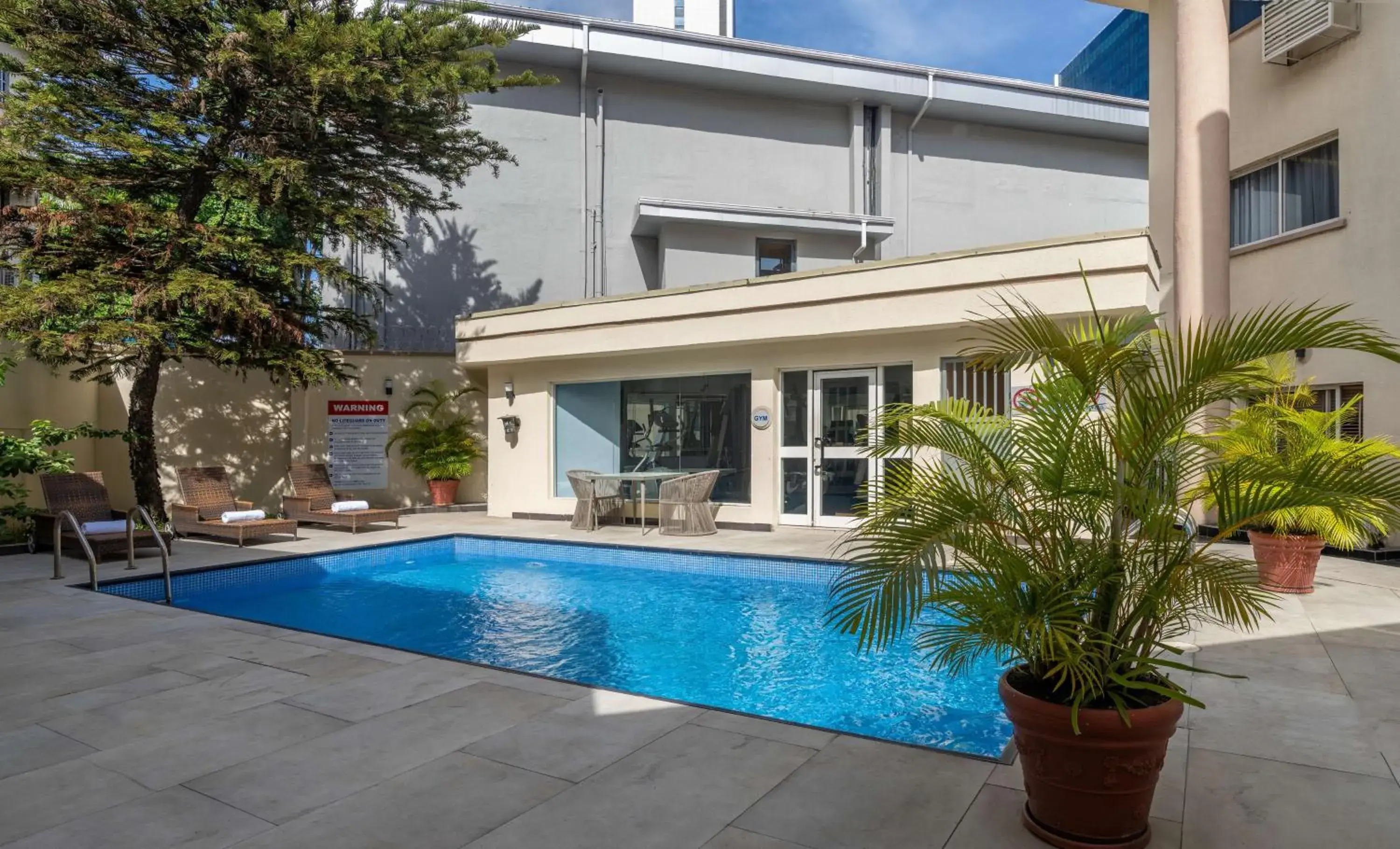 Pool view in Park Inn by Radisson, Lagos Victoria Island Pool view in Park Inn by Radisson, Lagos Victoria Island