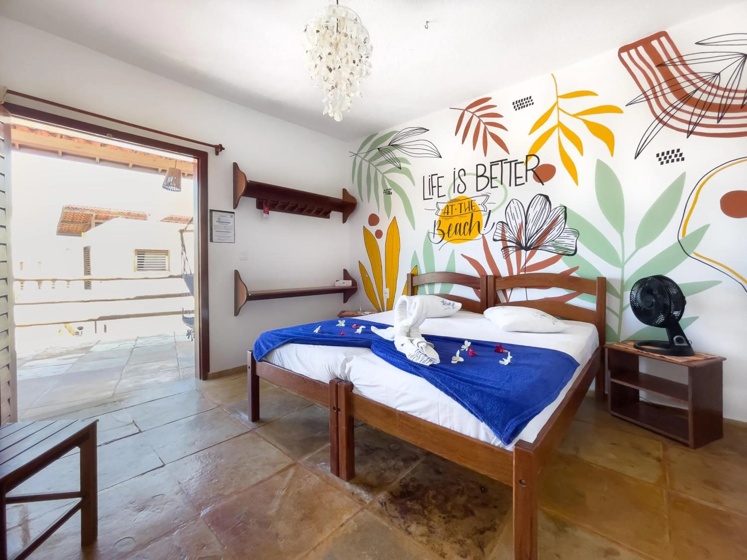 Bed in Cumbuco Kite in Paradise e Hospedaria