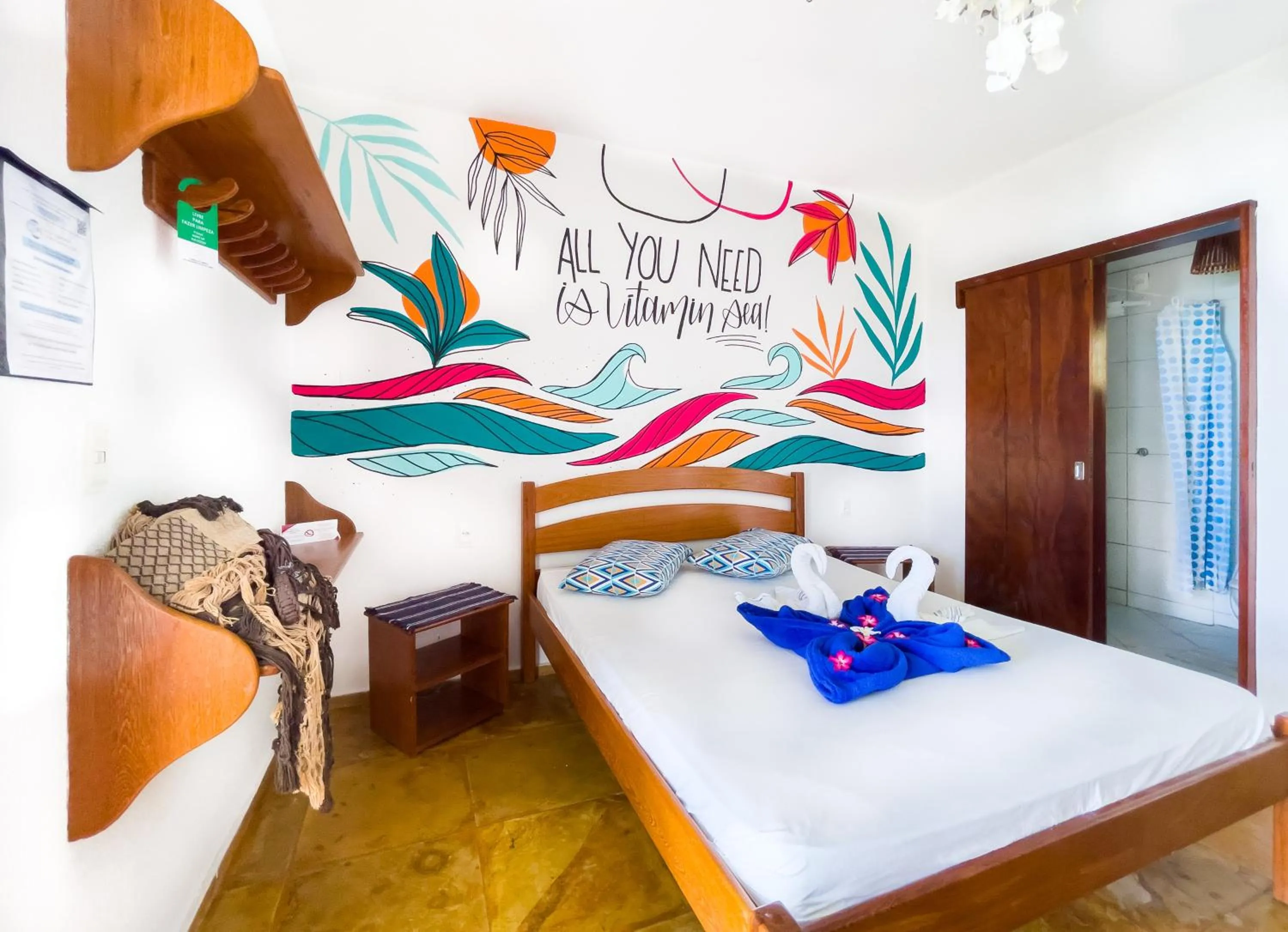 Bed in Cumbuco Kite in Paradise e Hospedaria