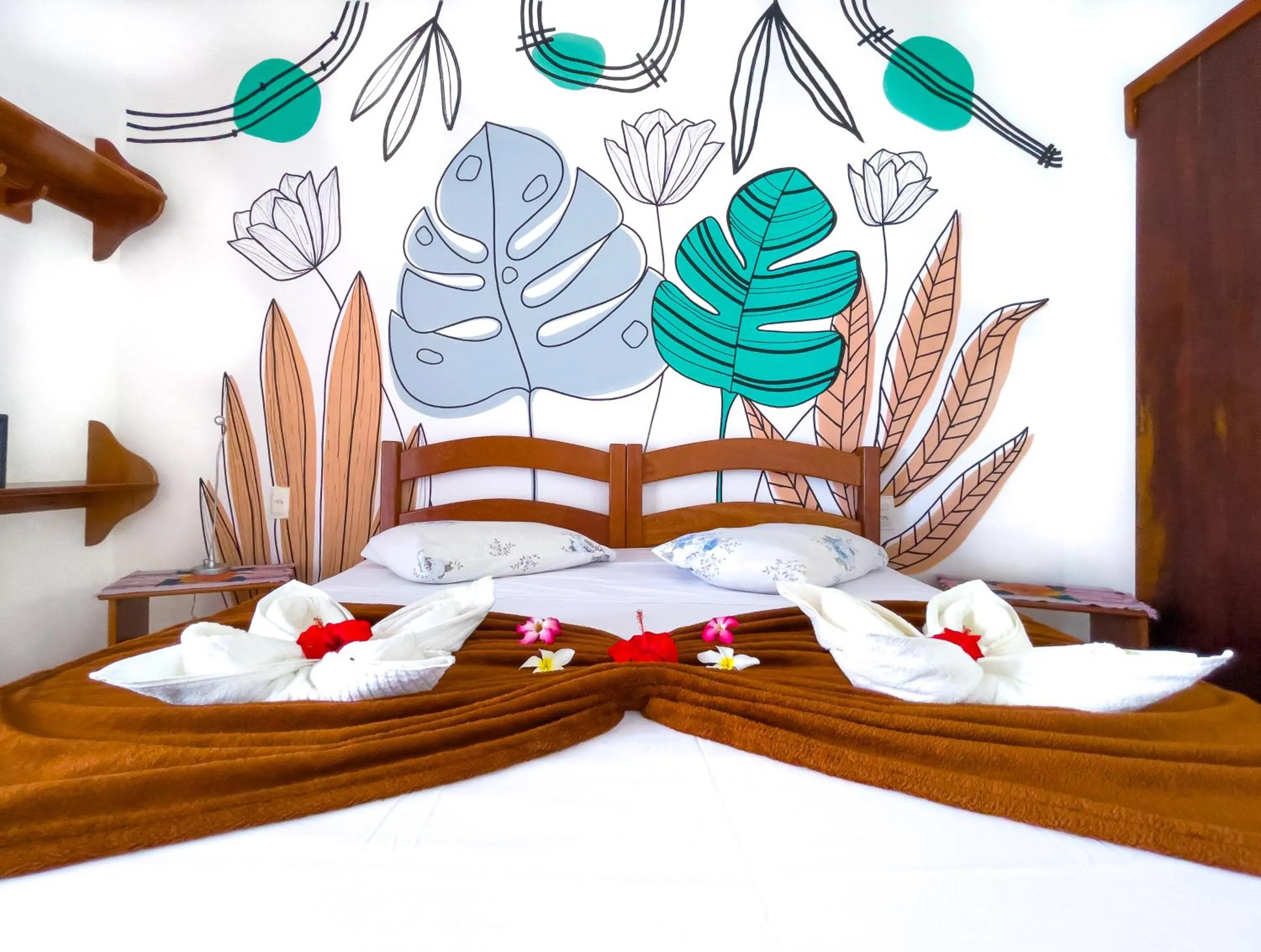 Bed in Cumbuco Kite in Paradise e Hospedaria