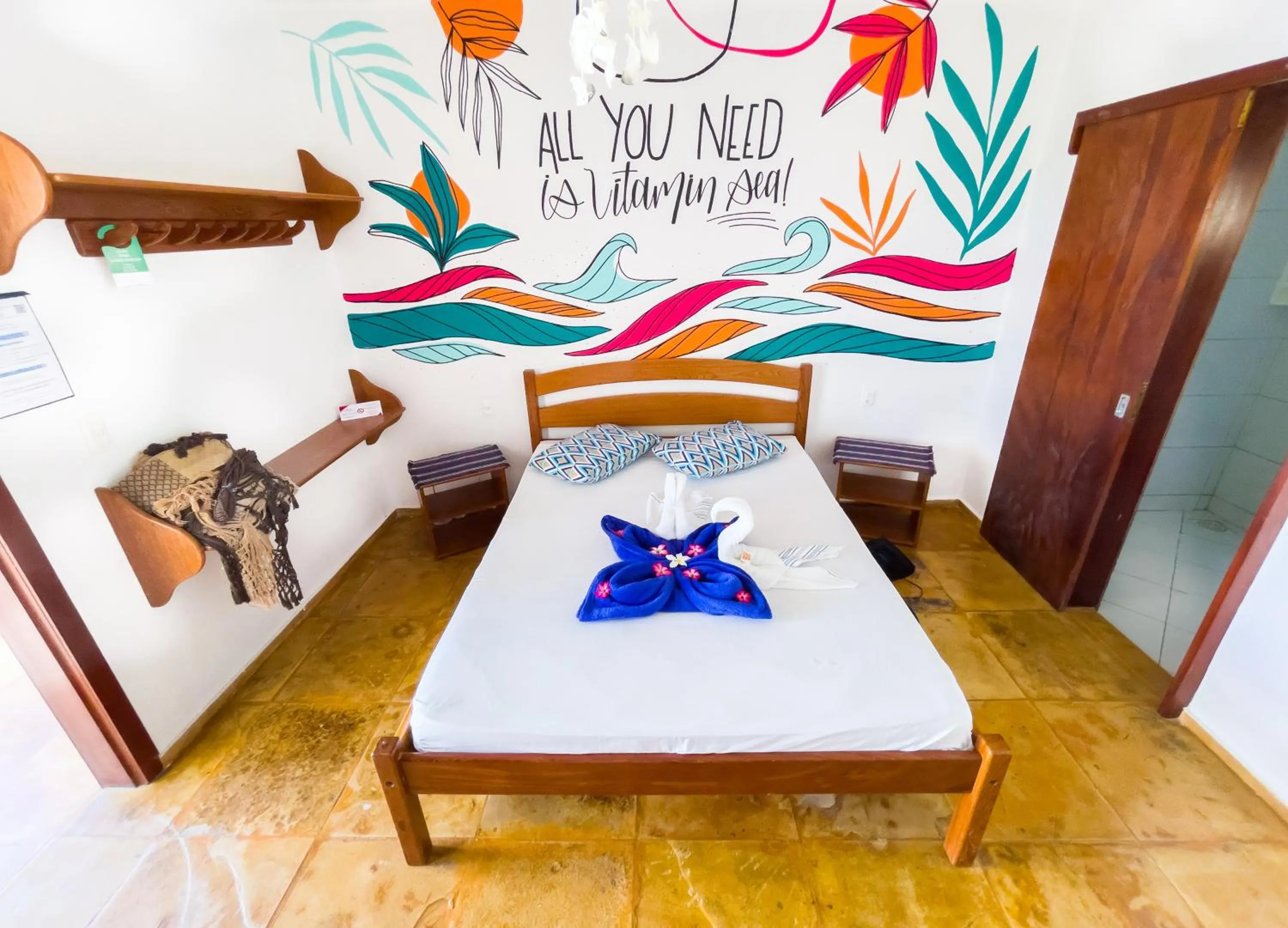 Bed in Cumbuco Kite in Paradise e Hospedaria