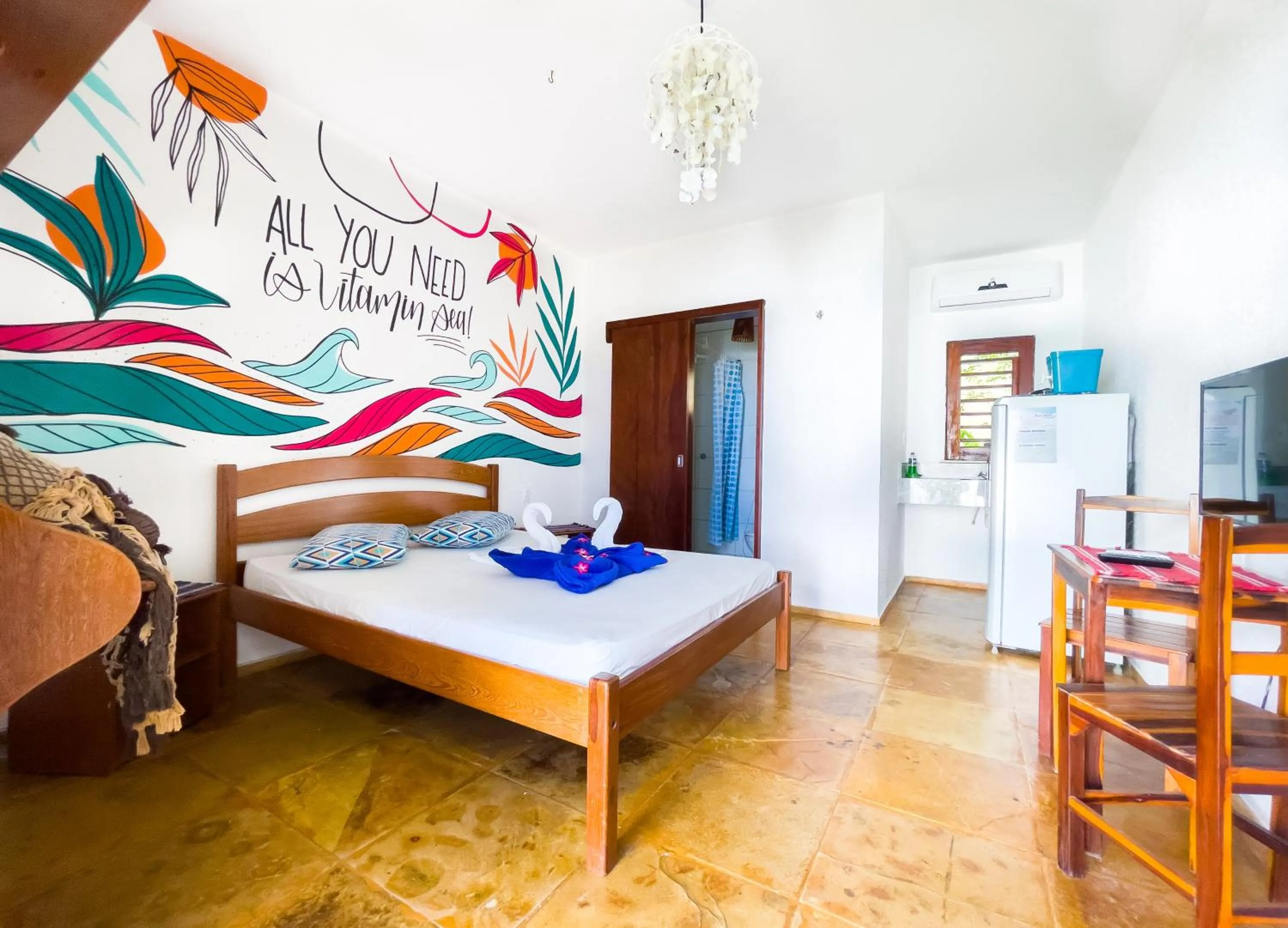 Bed in Cumbuco Kite in Paradise e Hospedaria