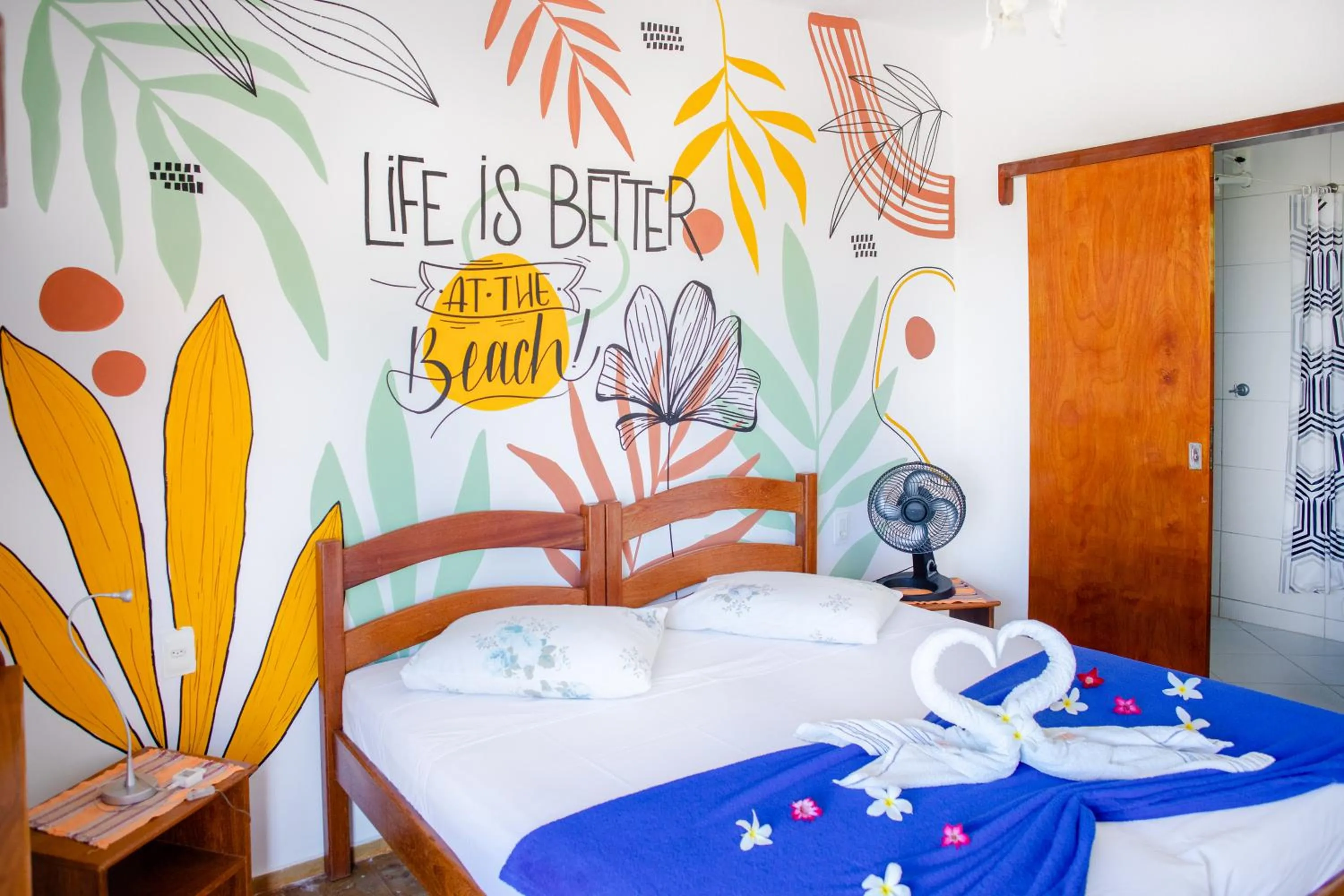 Bed in Cumbuco Kite in Paradise e Hospedaria