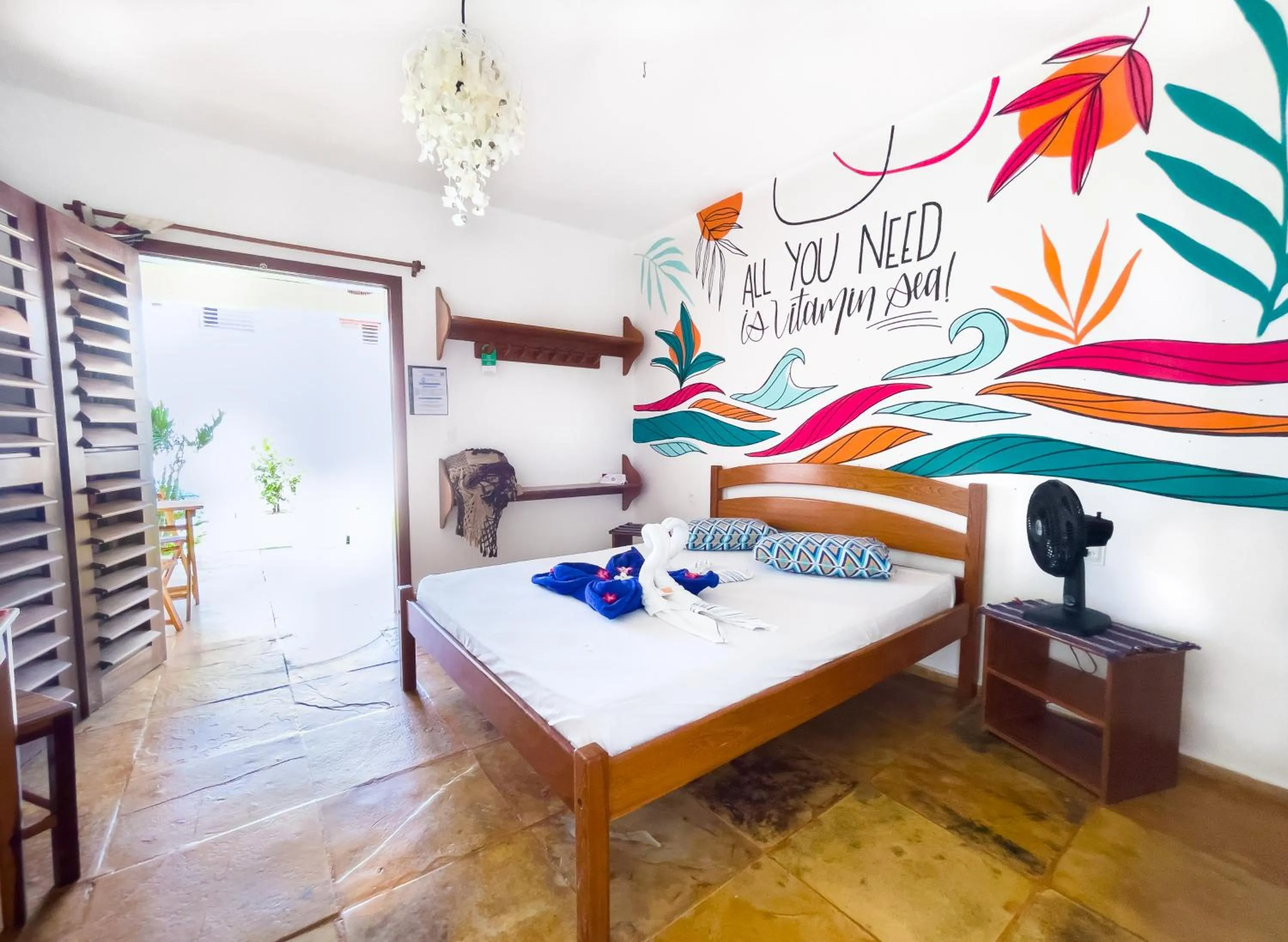 Bed in Cumbuco Kite in Paradise e Hospedaria