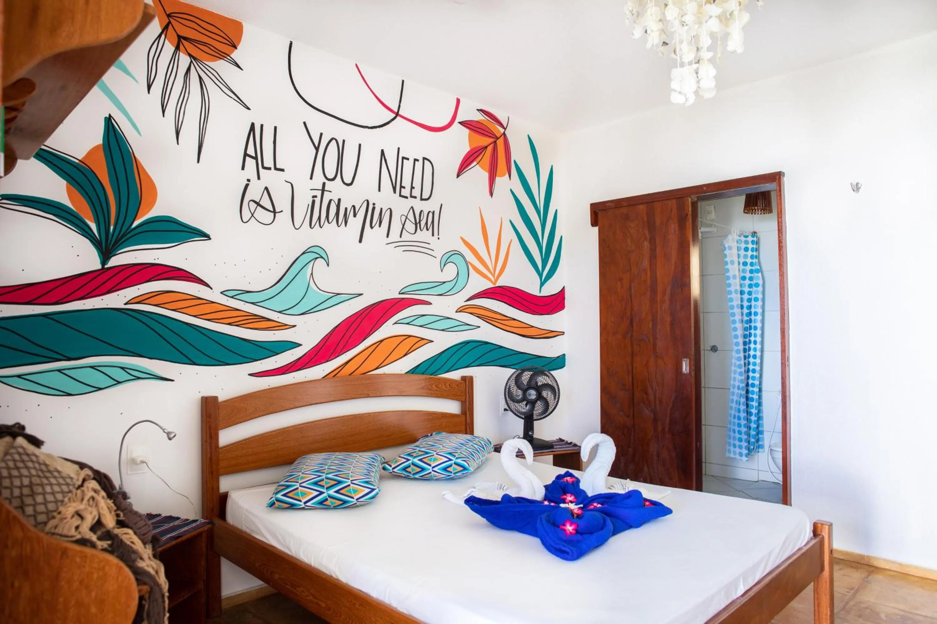 Bed in Cumbuco Kite in Paradise e Hospedaria