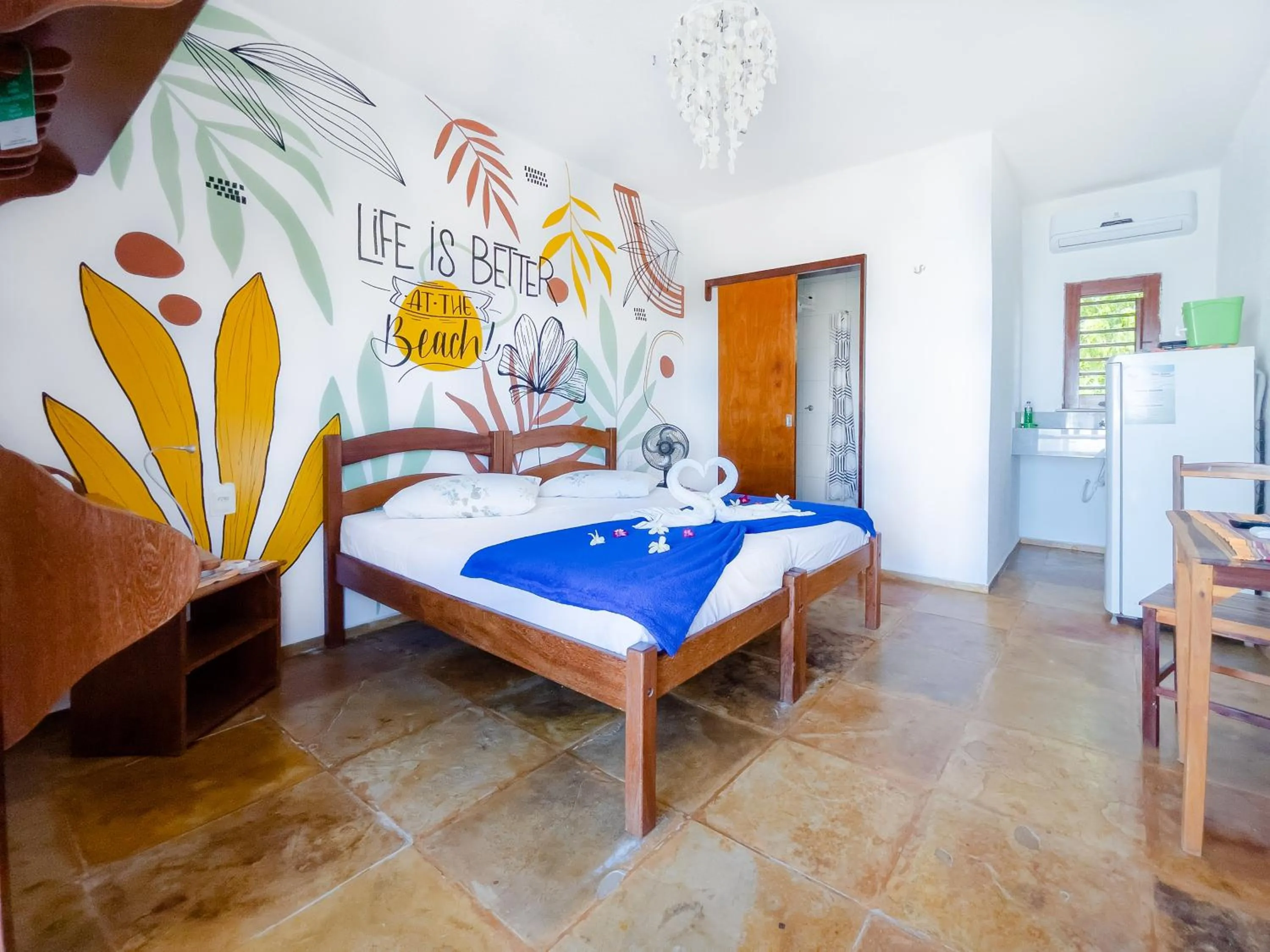 Bed in Cumbuco Kite in Paradise e Hospedaria