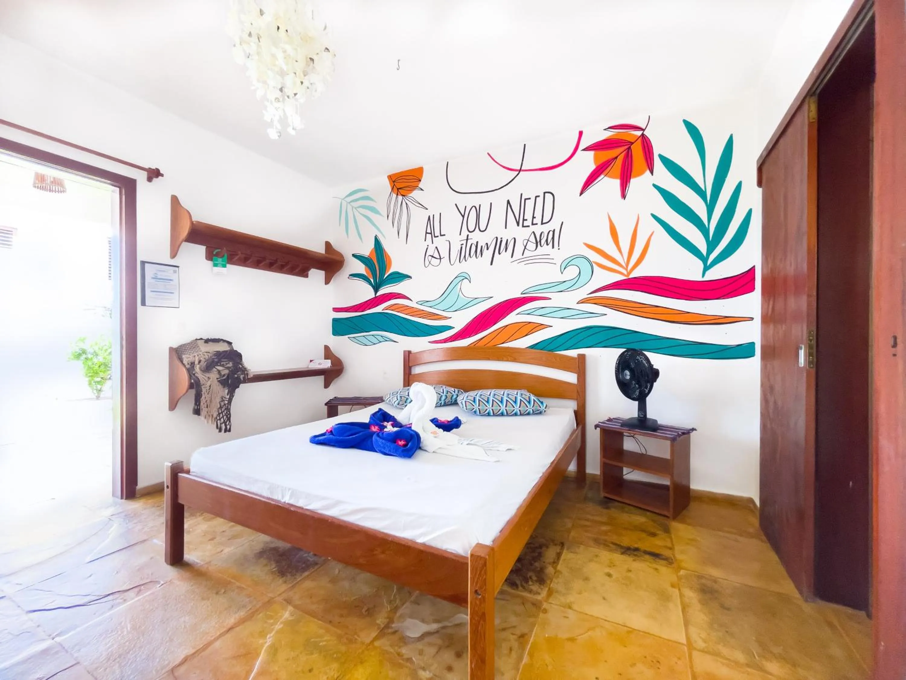 Bed in Cumbuco Kite in Paradise e Hospedaria