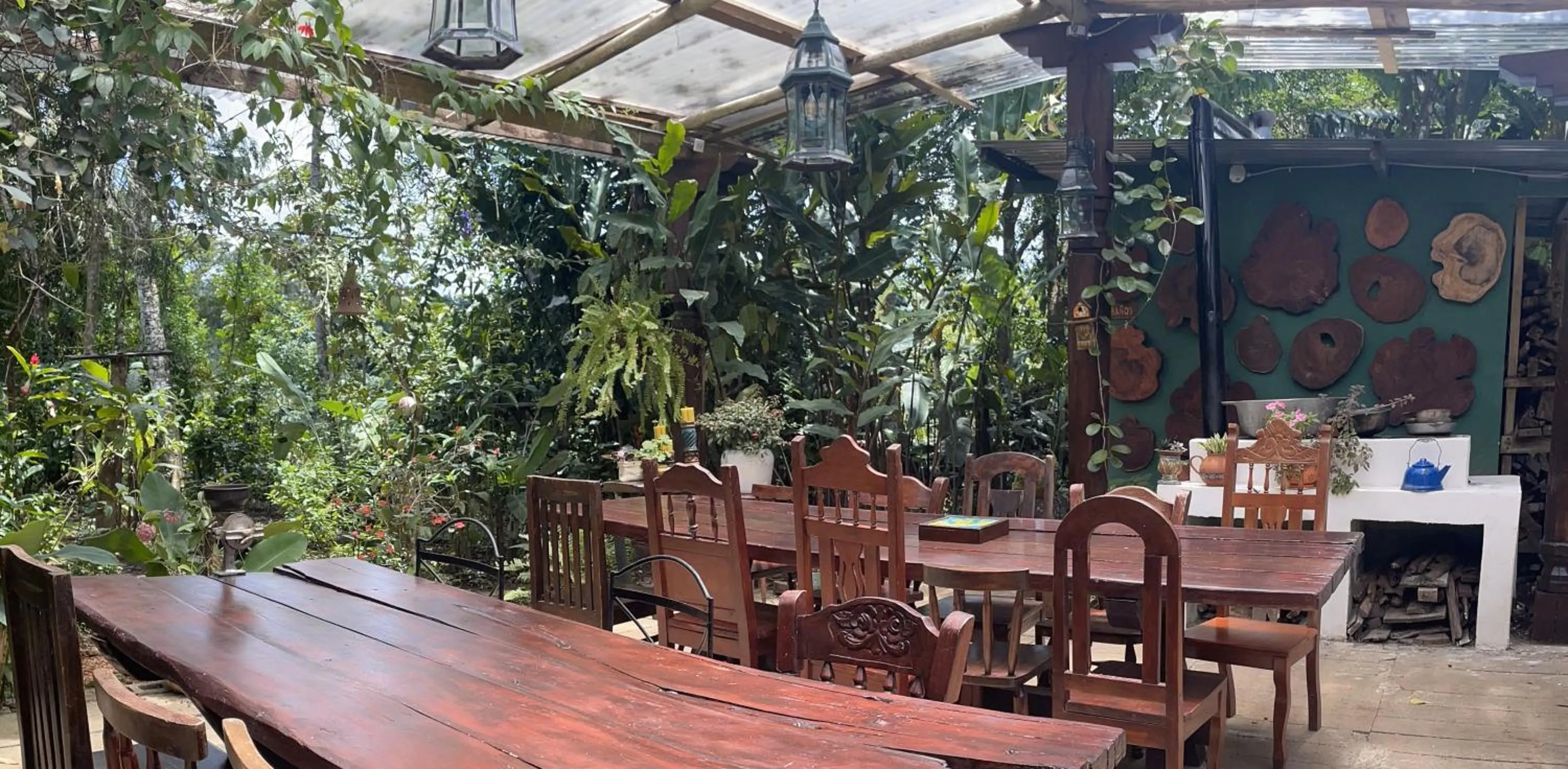 Patio in Kakao Lodge & Garden Río Celeste