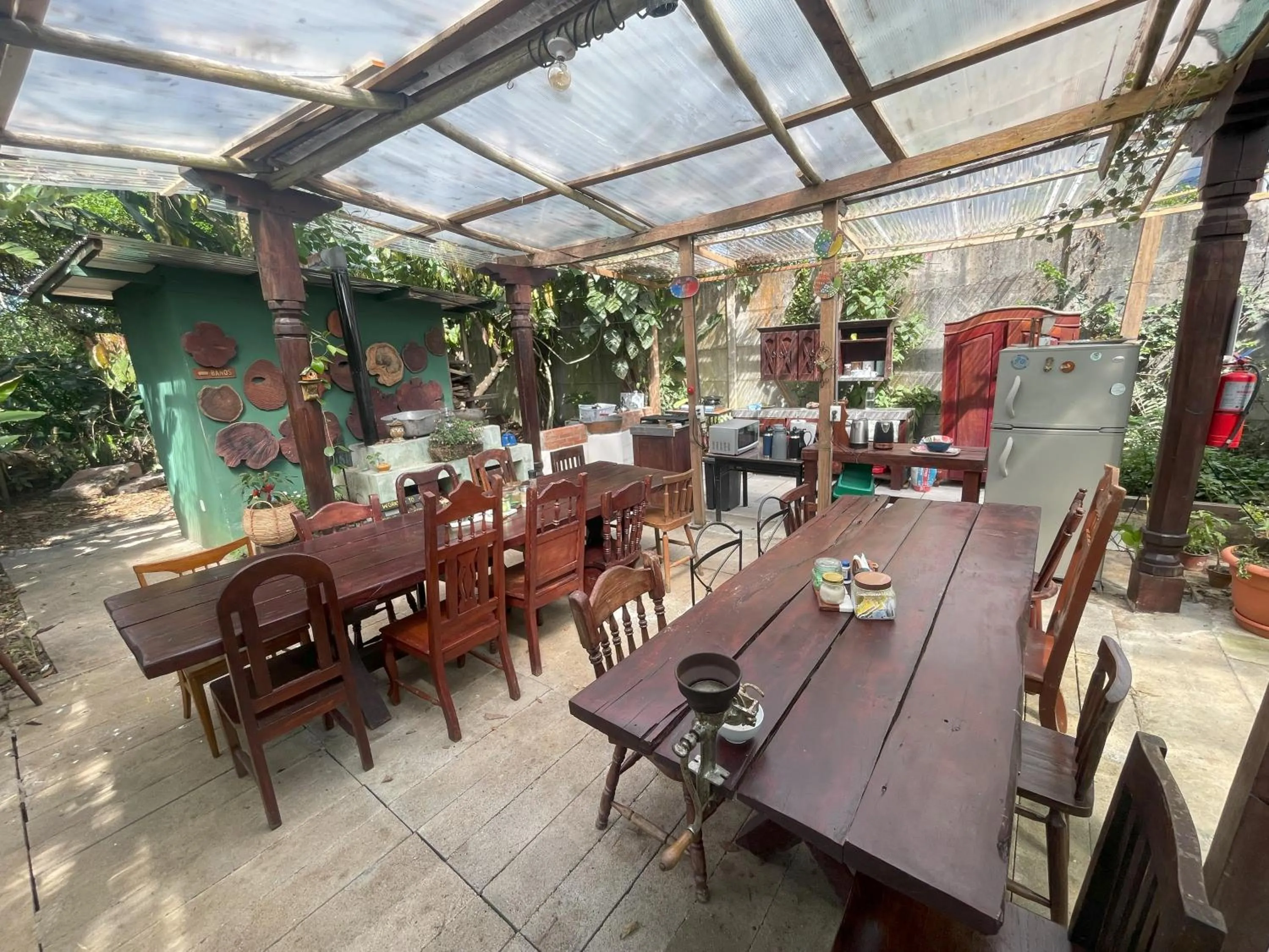 Patio in Kakao Lodge & Garden Río Celeste