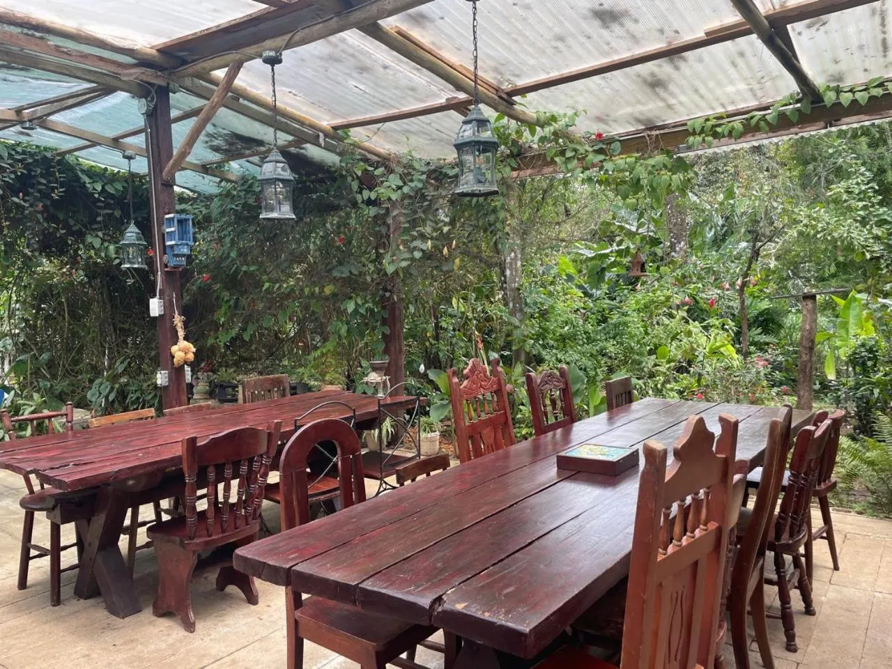 Patio in Kakao Lodge & Garden Río Celeste