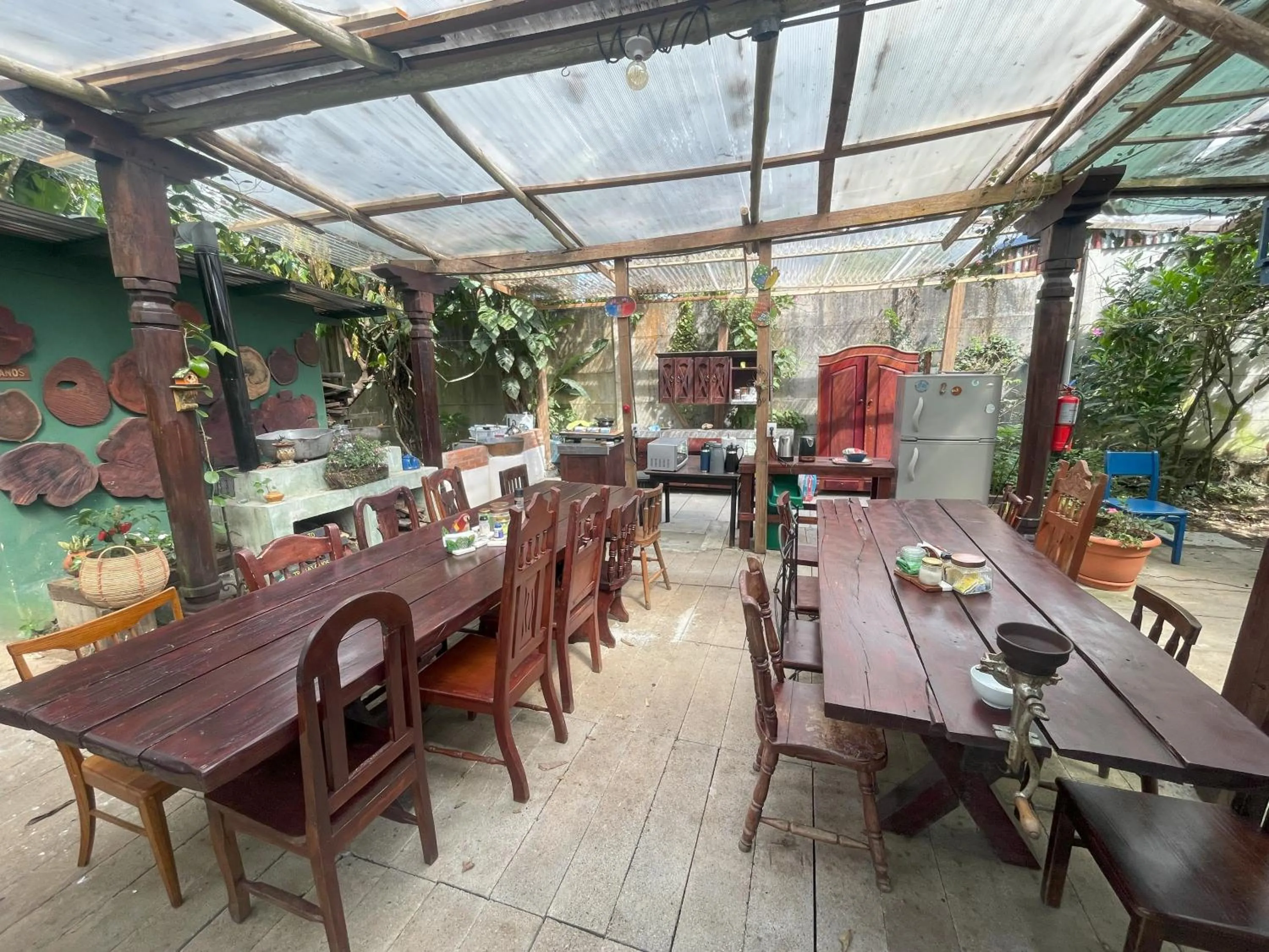 Patio in Kakao Lodge & Garden Río Celeste