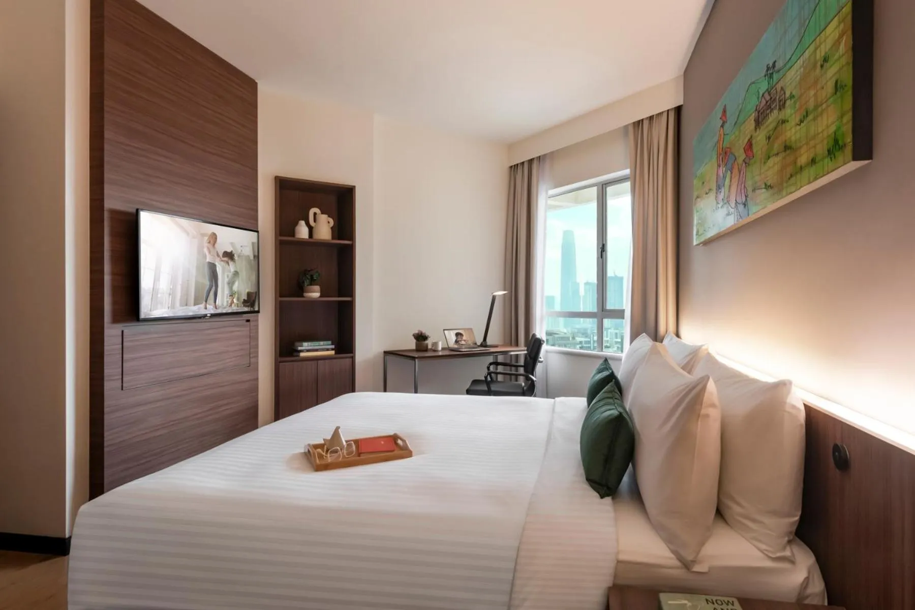 Bedroom, Bed in Oakwood Hotel & Residence Kuala Lumpur