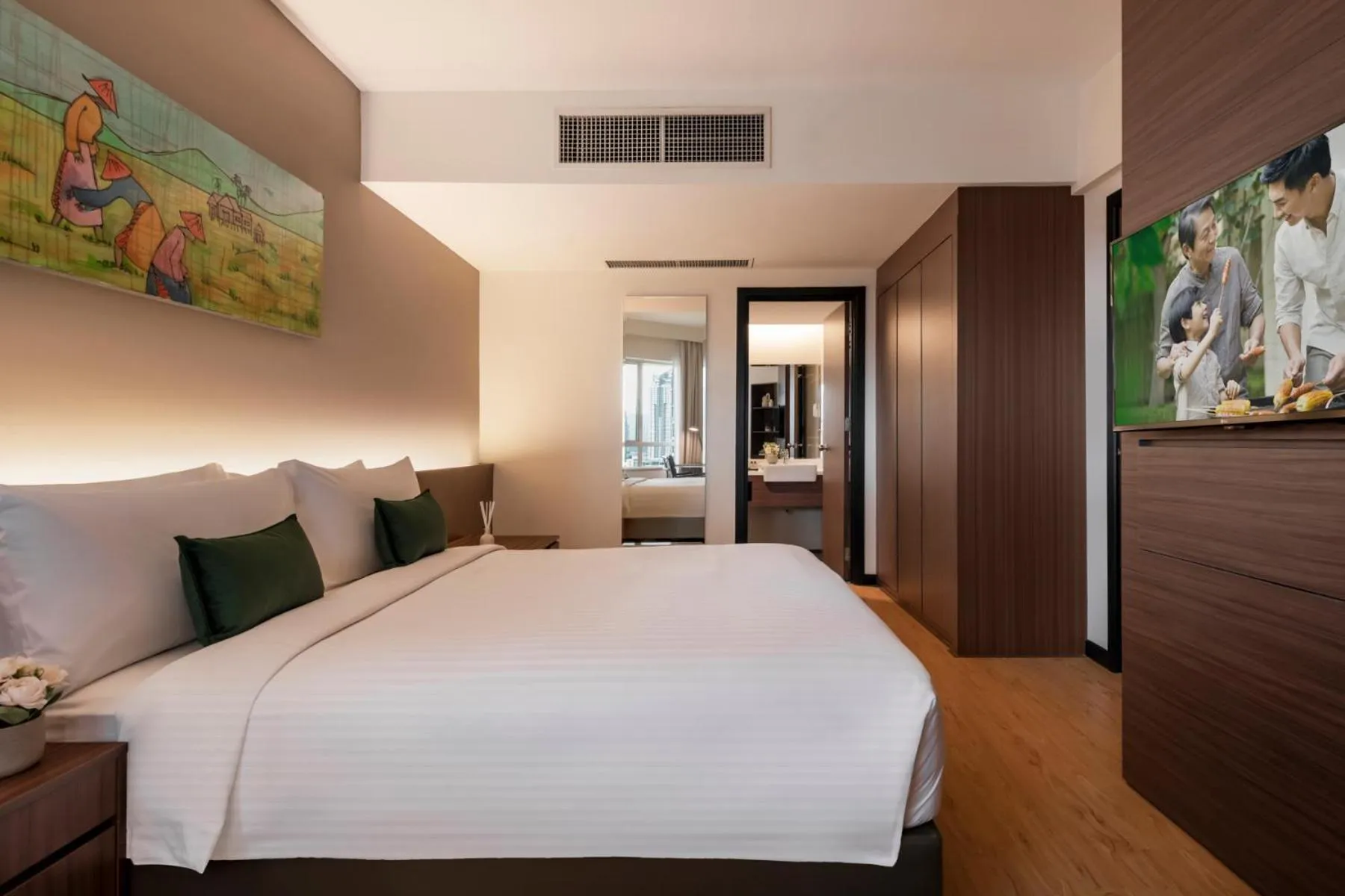Bedroom, Bed in Oakwood Hotel & Residence Kuala Lumpur