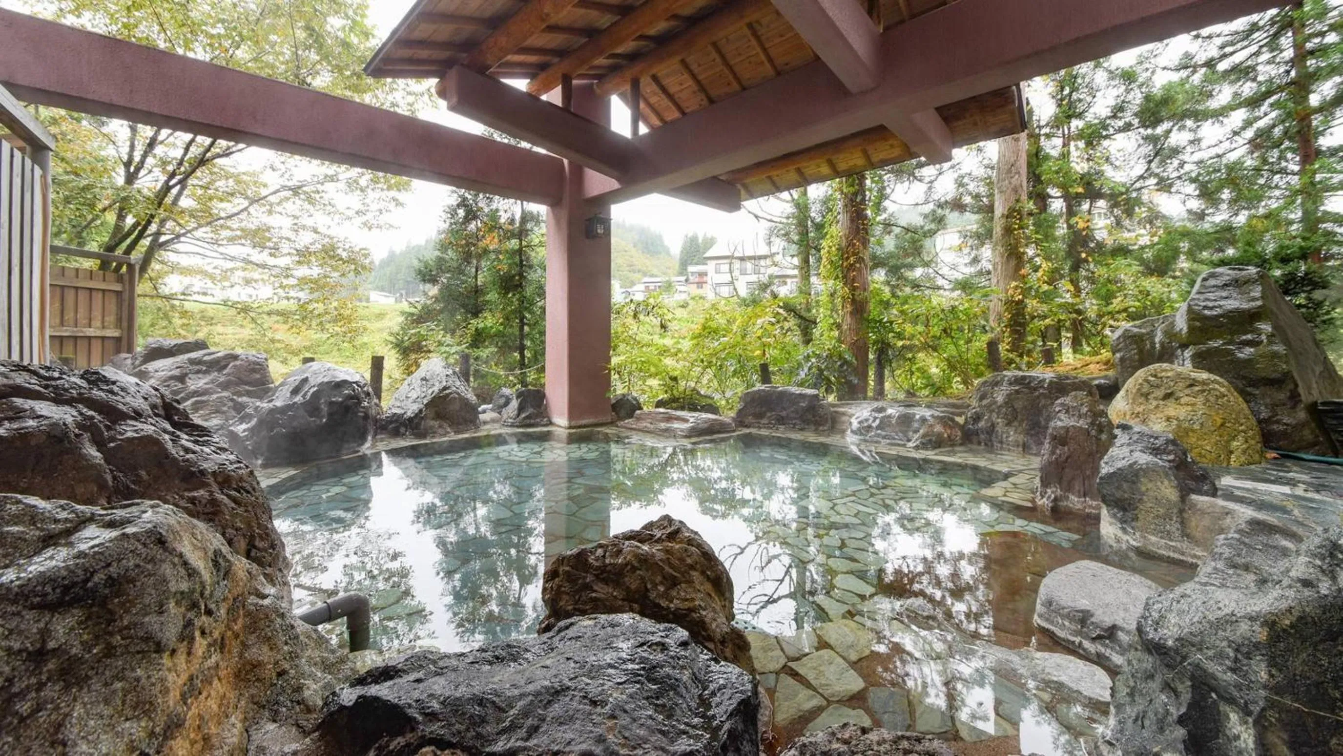 Hot Spring Bath in Hotel Yunotaniso