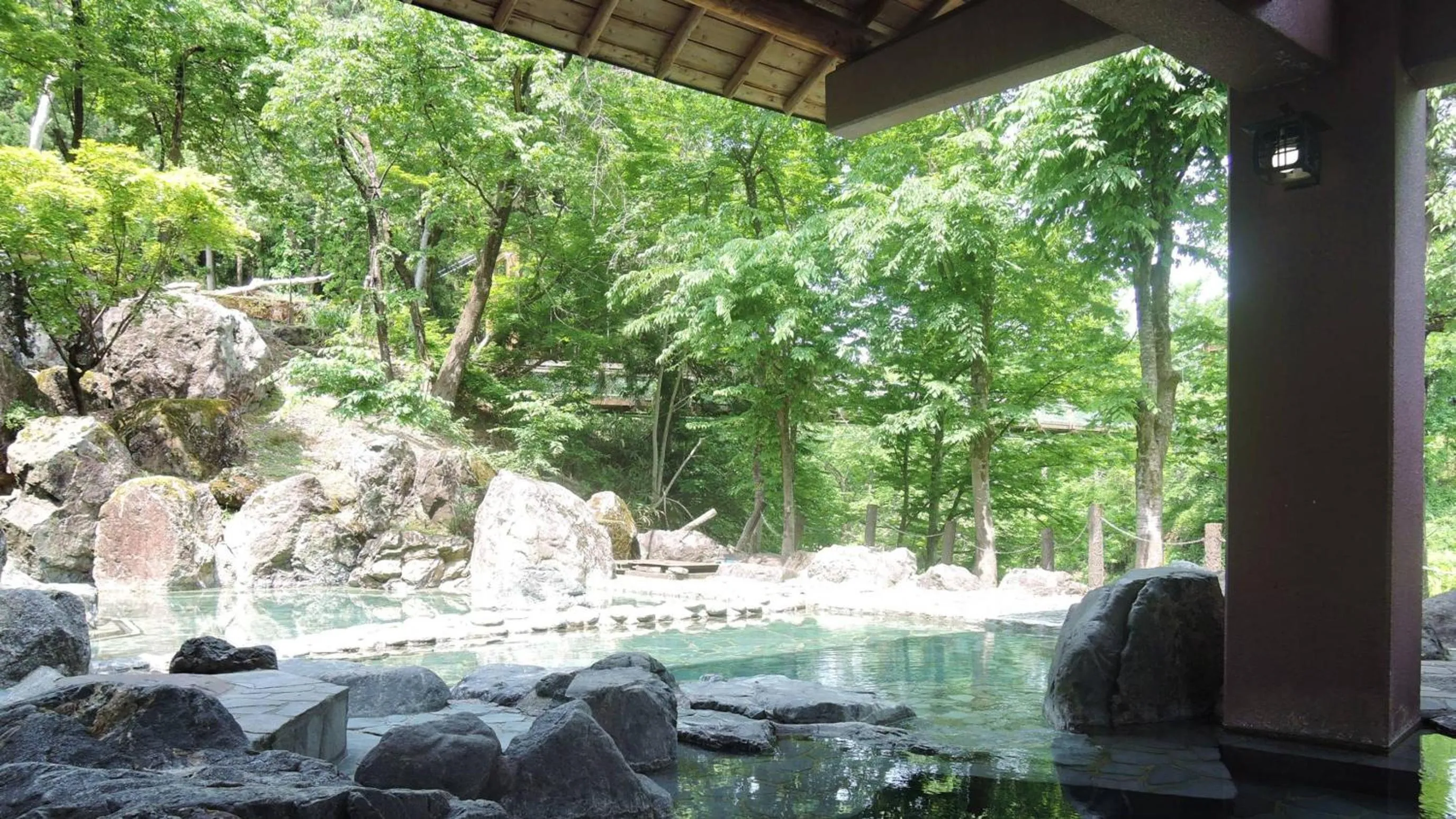 Hot Spring Bath in Hotel Yunotaniso