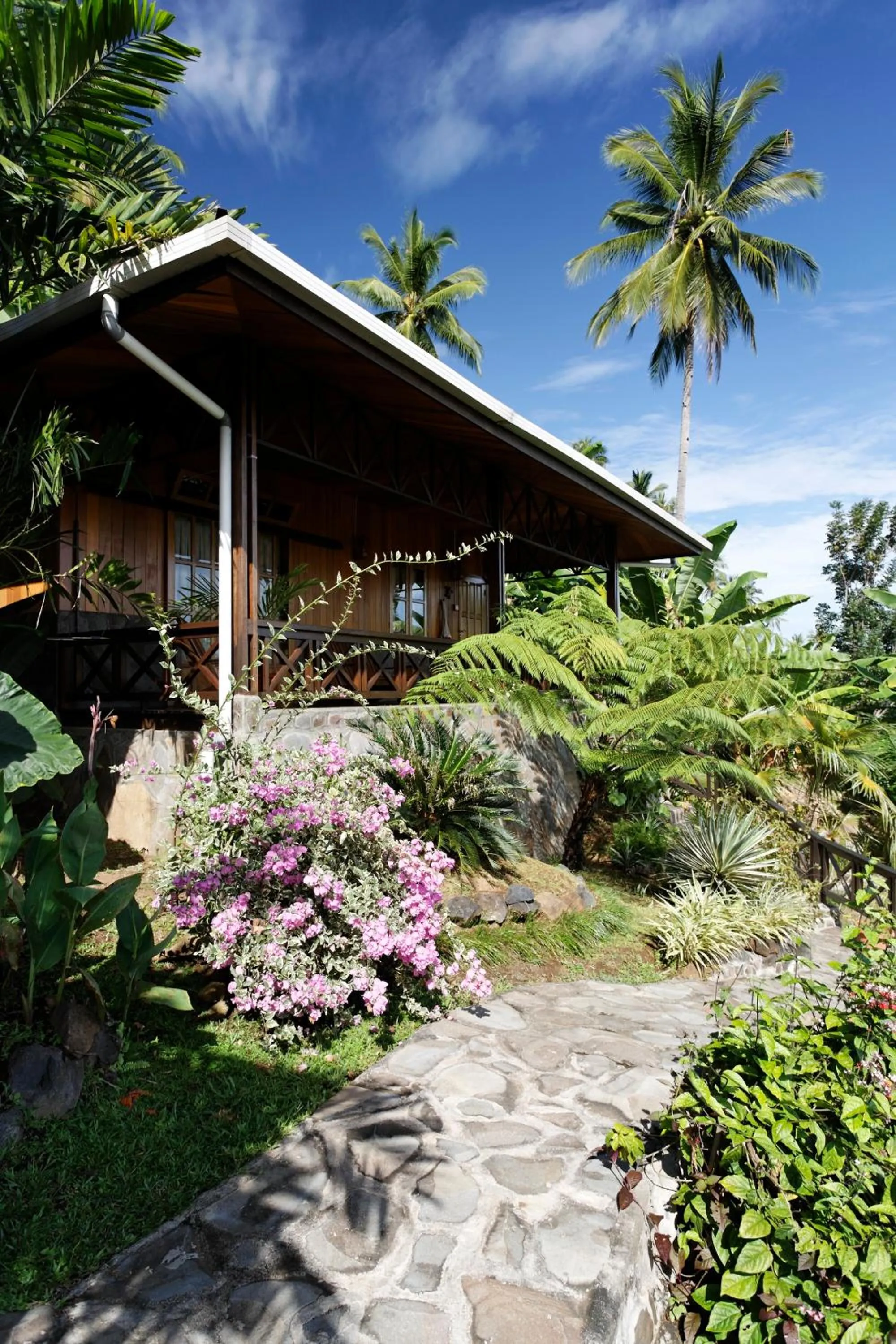 Facade/entrance in Lumbalumba Resort - Manado