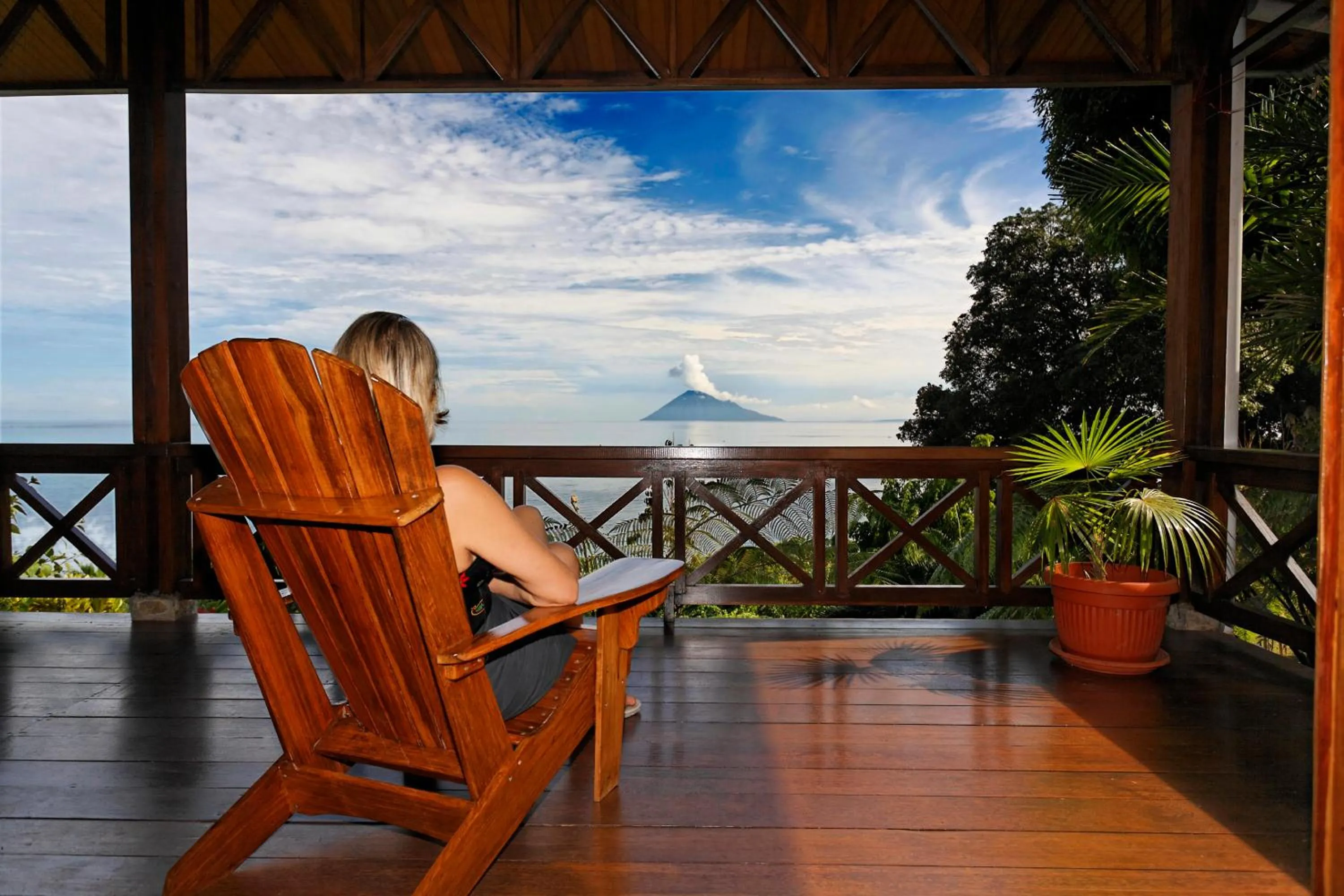View (from property/room) in Lumbalumba Resort - Manado