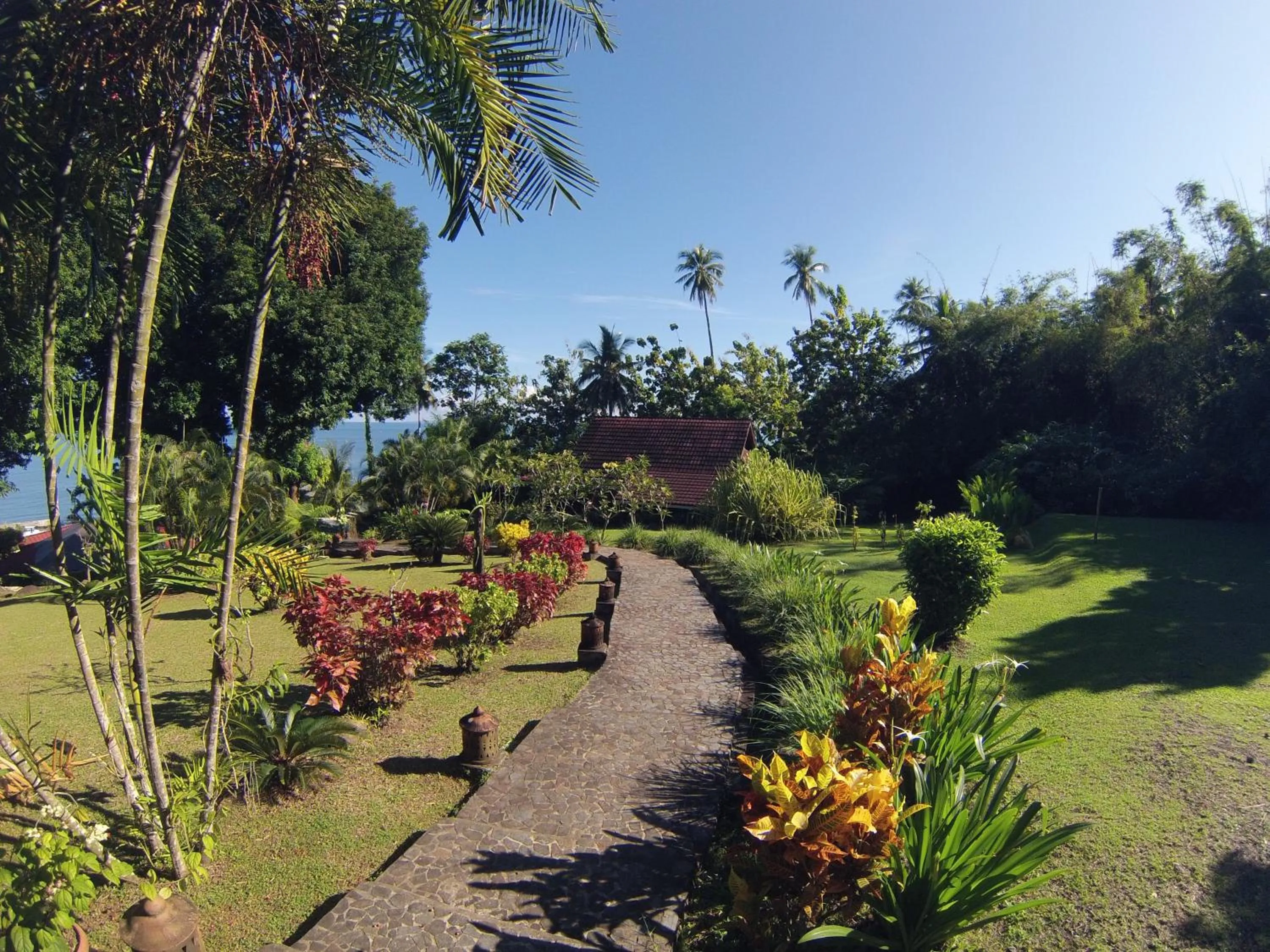 Garden in Lumbalumba Resort - Manado