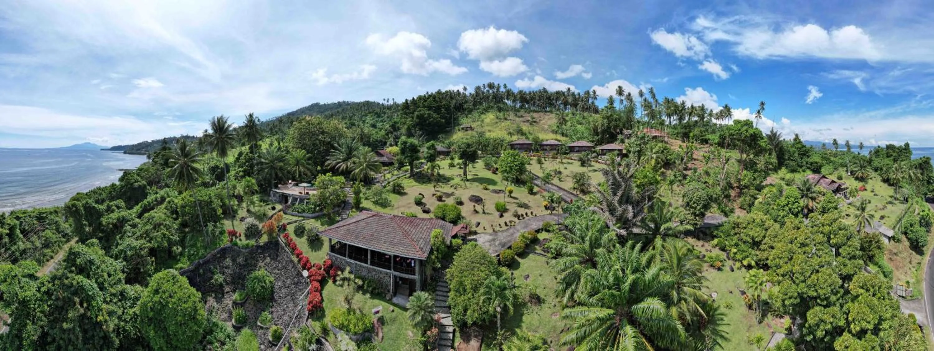 Bird's eye view in Lumbalumba Resort - Manado