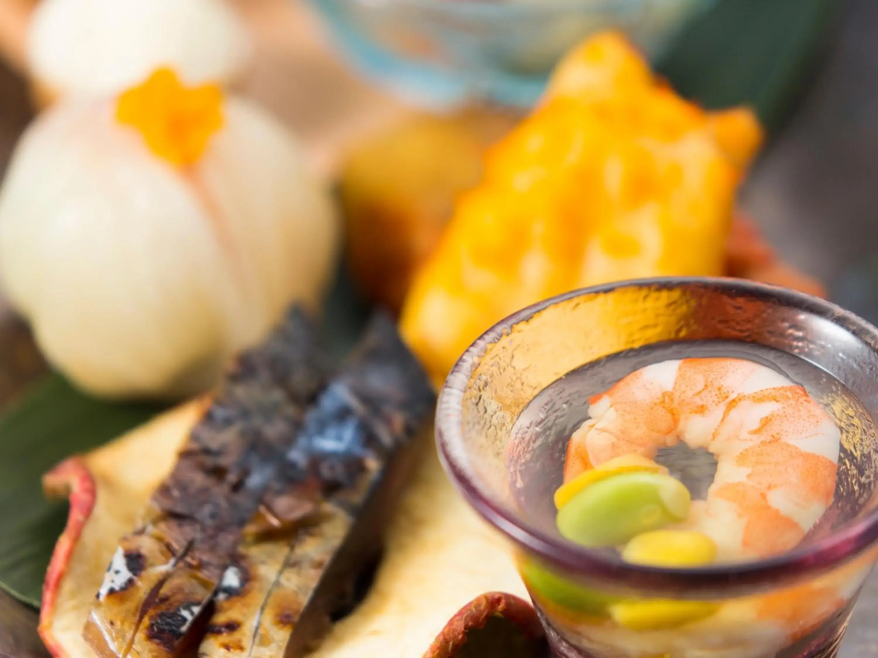 Food close-up in Kaisenkaku Food close-up in Kaisenkaku