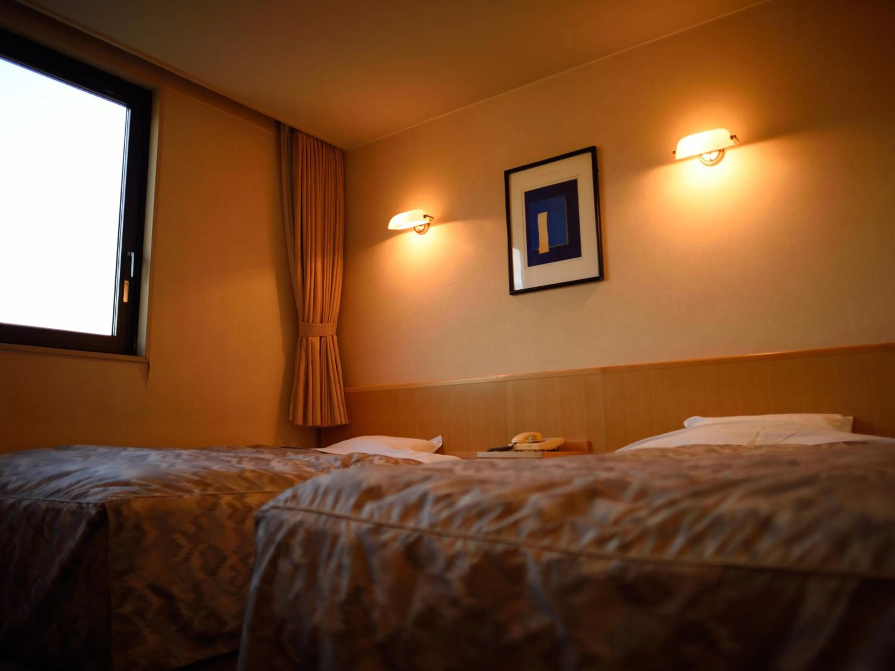 Photo of the whole room, Bed in Kaisenkaku