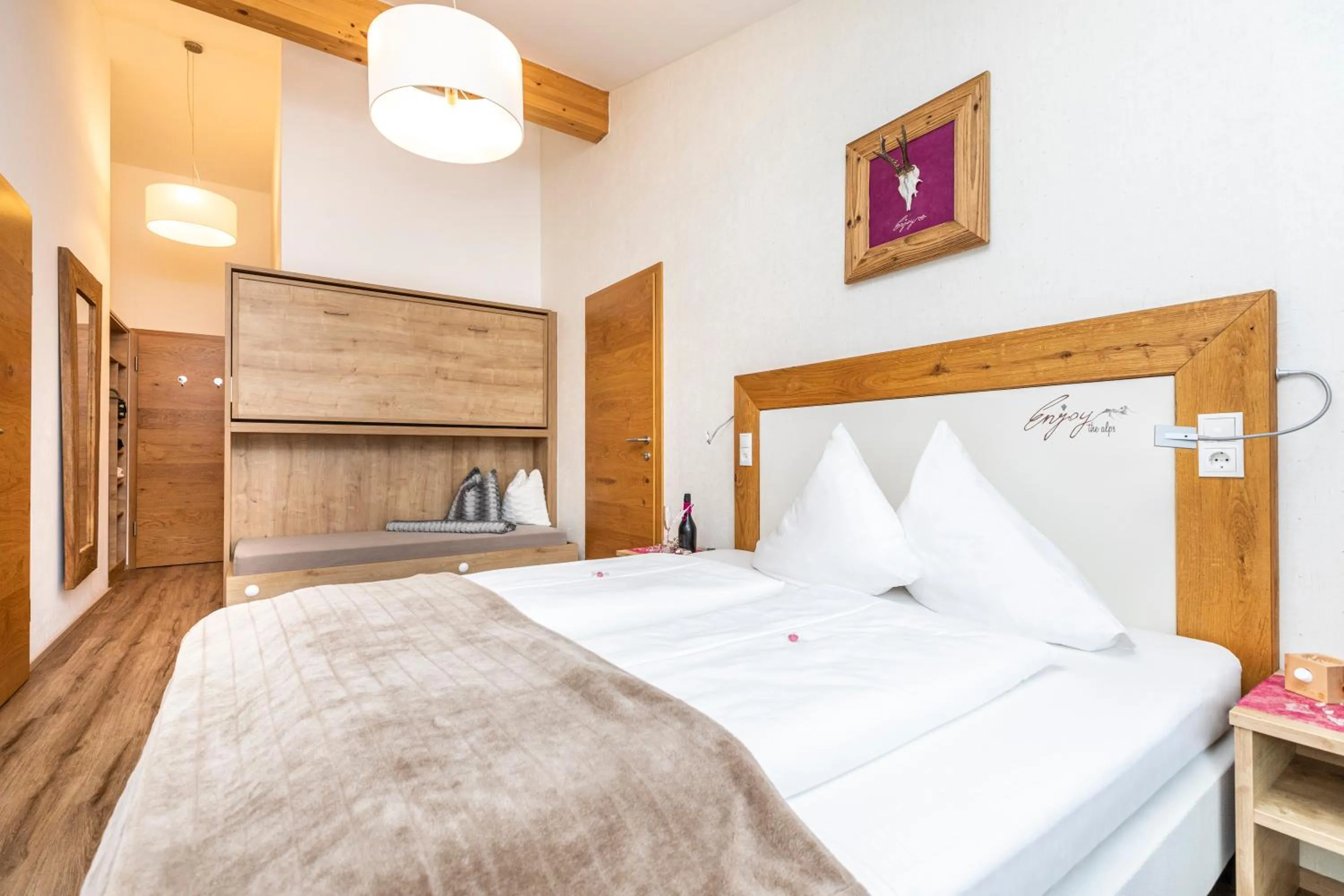 Bed in Enjoy The Alps