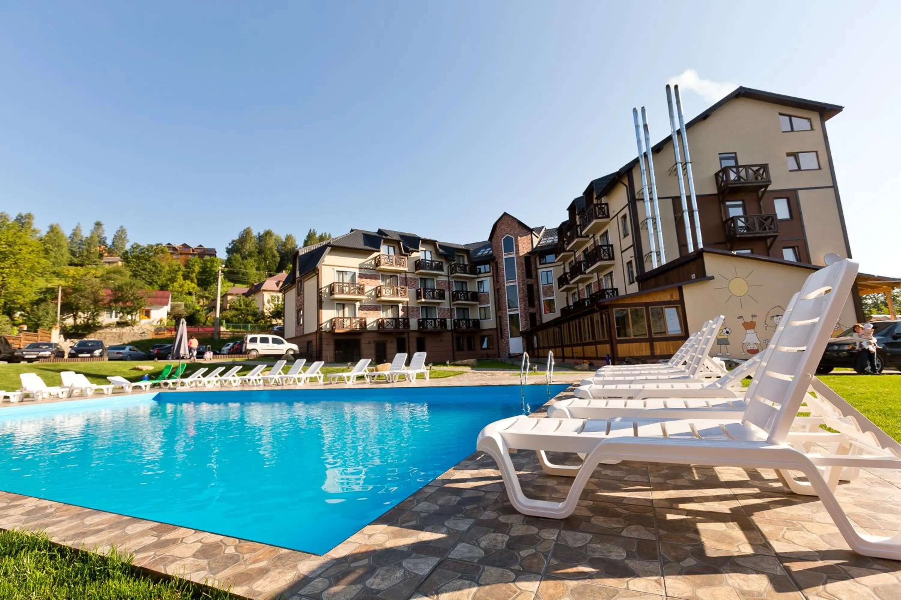 Swimming pool in Hotel&Restaurant Premium Club