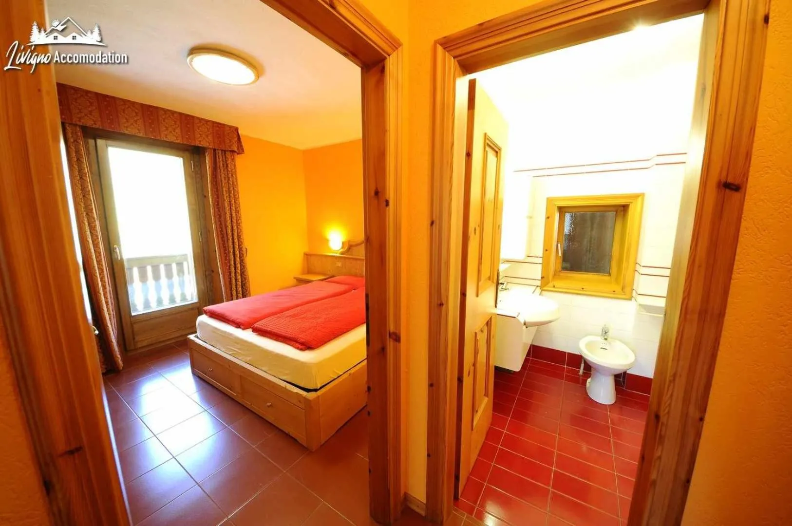 Bed in Casa Florin Giumel by Livigno Accomodation