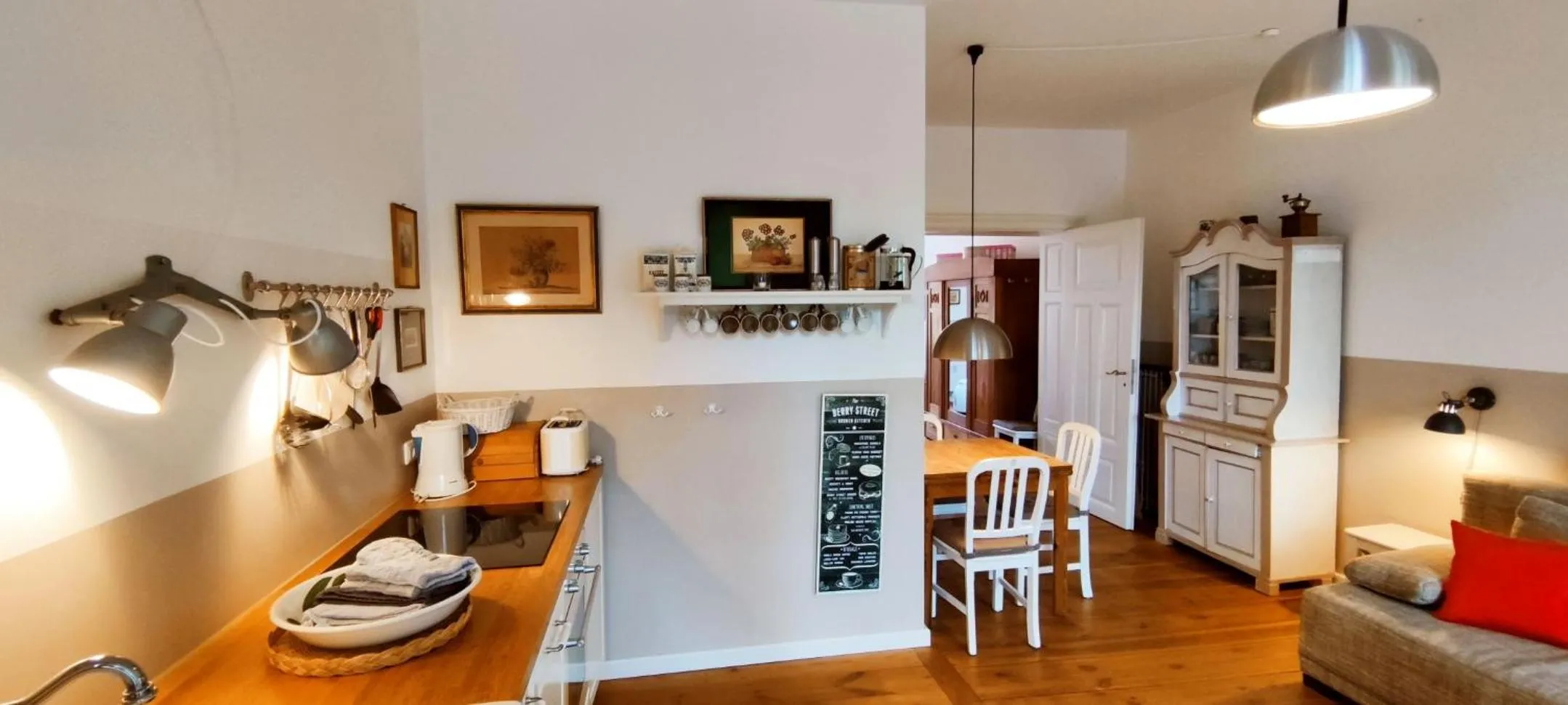 Kitchen or kitchenette in Schloss-und Seeblick Apartment