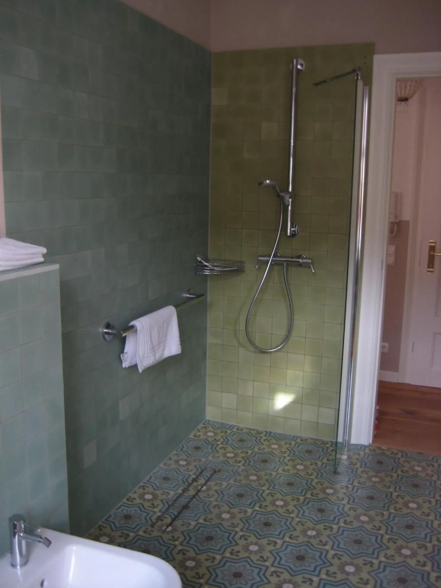 Shower in Schloss-und Seeblick Apartment