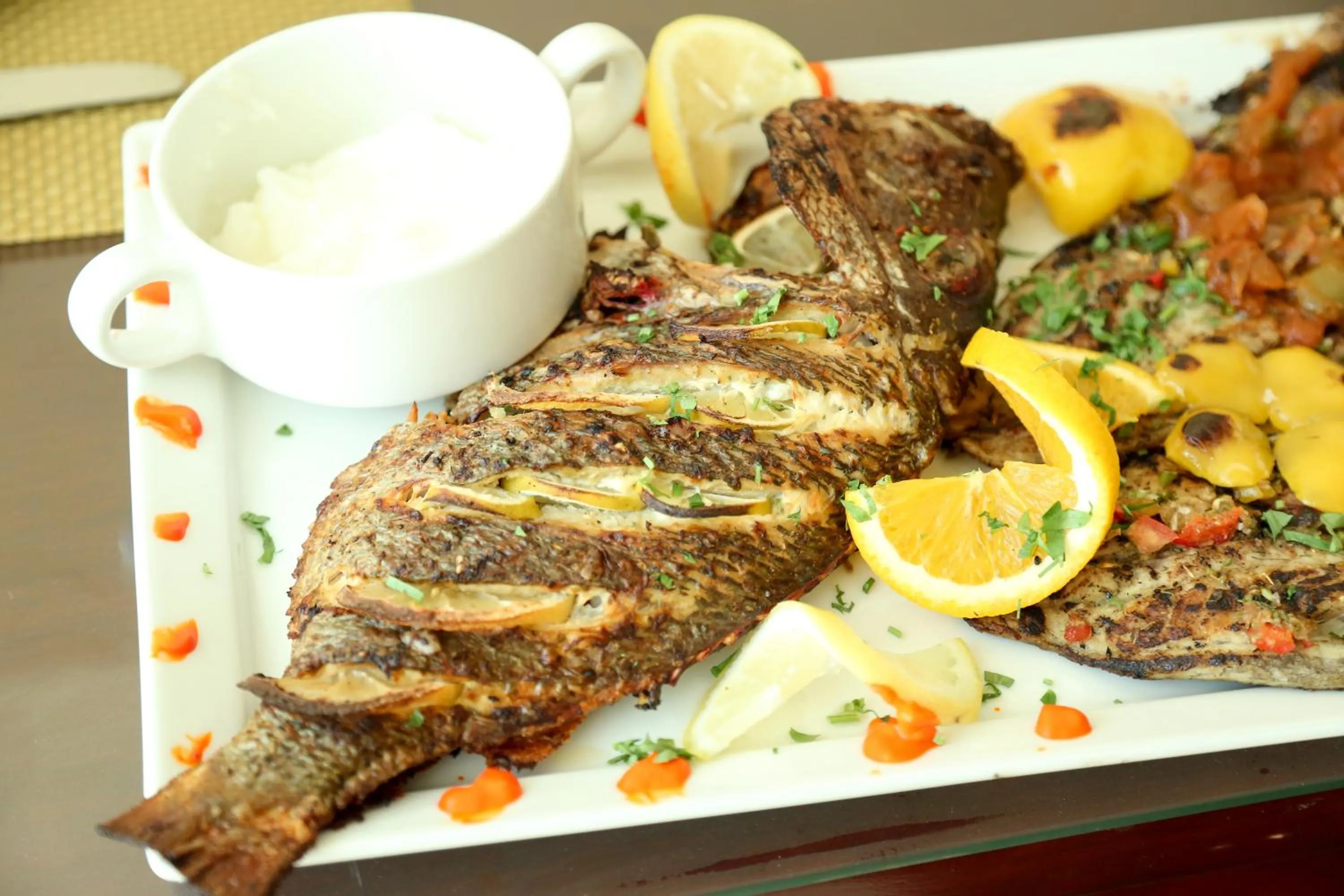 Food close-up in Alazhar Palace Hotel