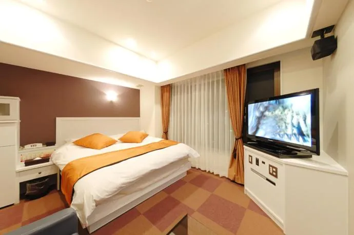 Bed in Hotel Water Gate Nagoya - Love Hotel for couple -