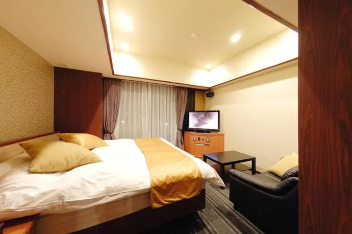 Bed in Hotel Water Gate Nagoya - Love Hotel for couple -