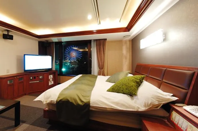 Bed in Hotel Water Gate Nagoya - Love Hotel for couple -