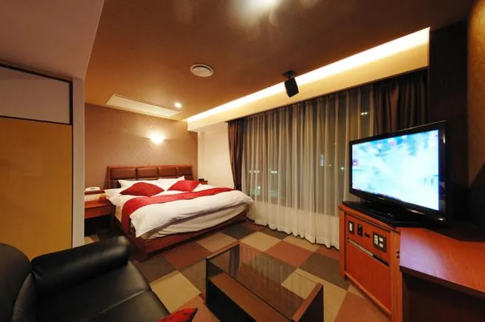 Bed in Hotel Water Gate Nagoya - Love Hotel for couple -