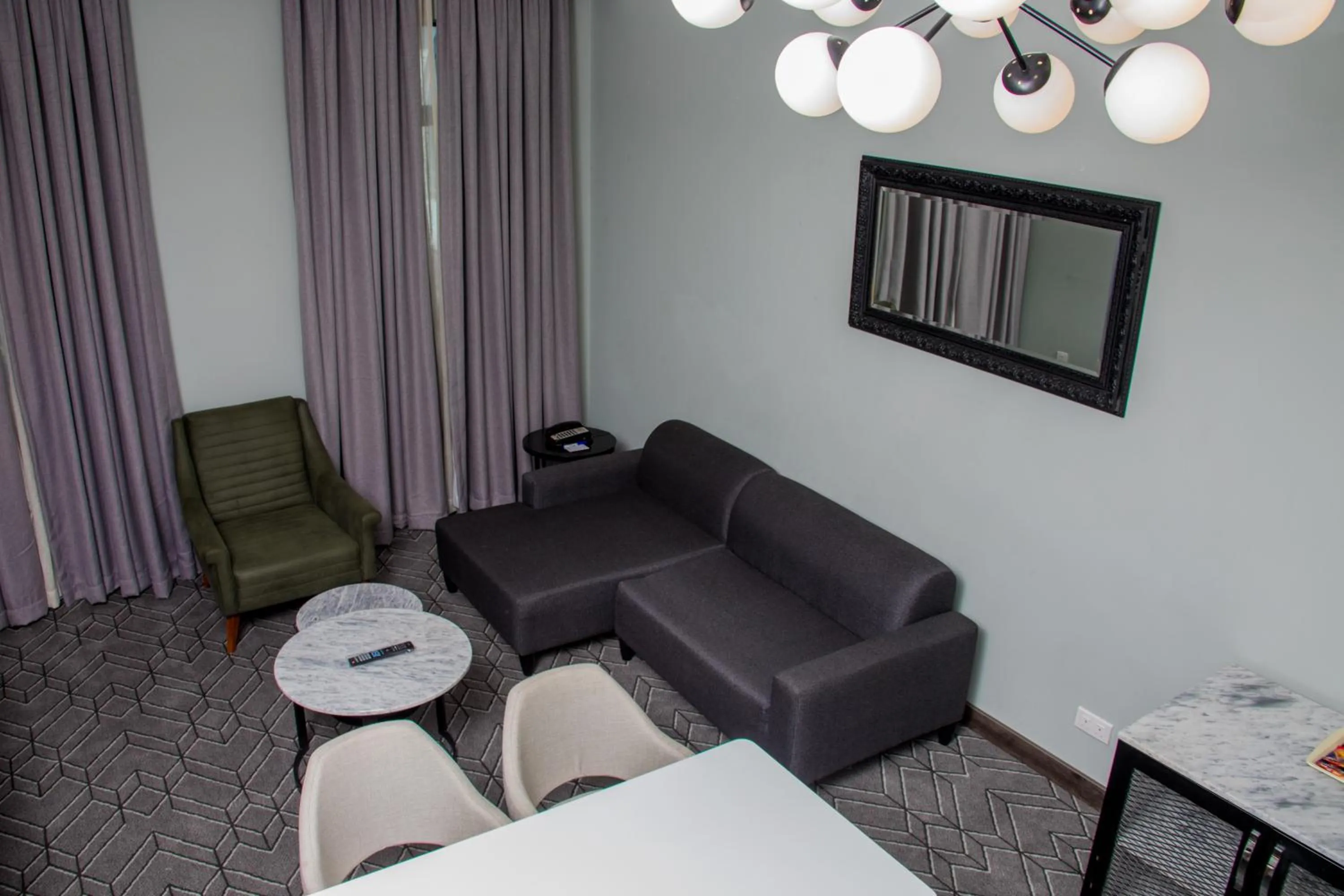 Seating area in Radisson Lagos Ikeja