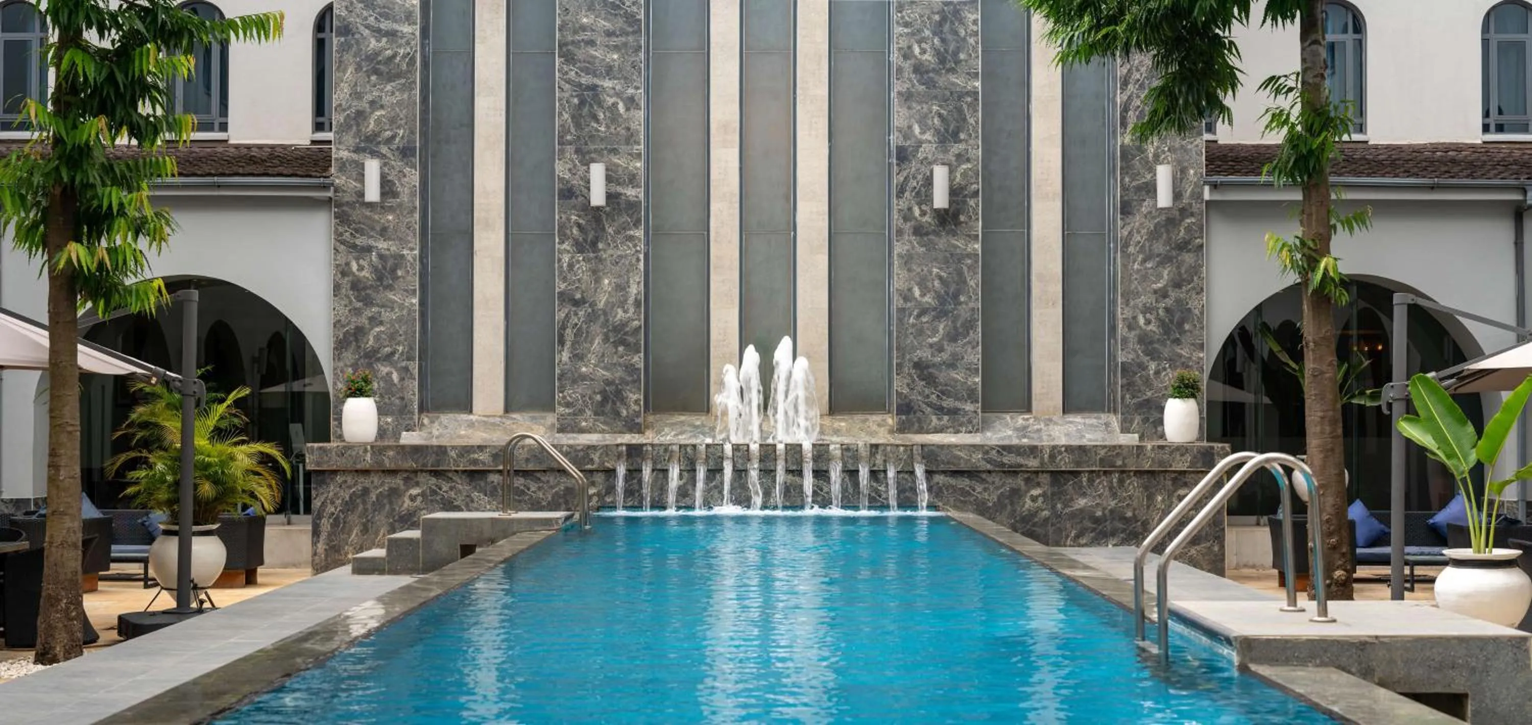 Pool view in Radisson Lagos Ikeja