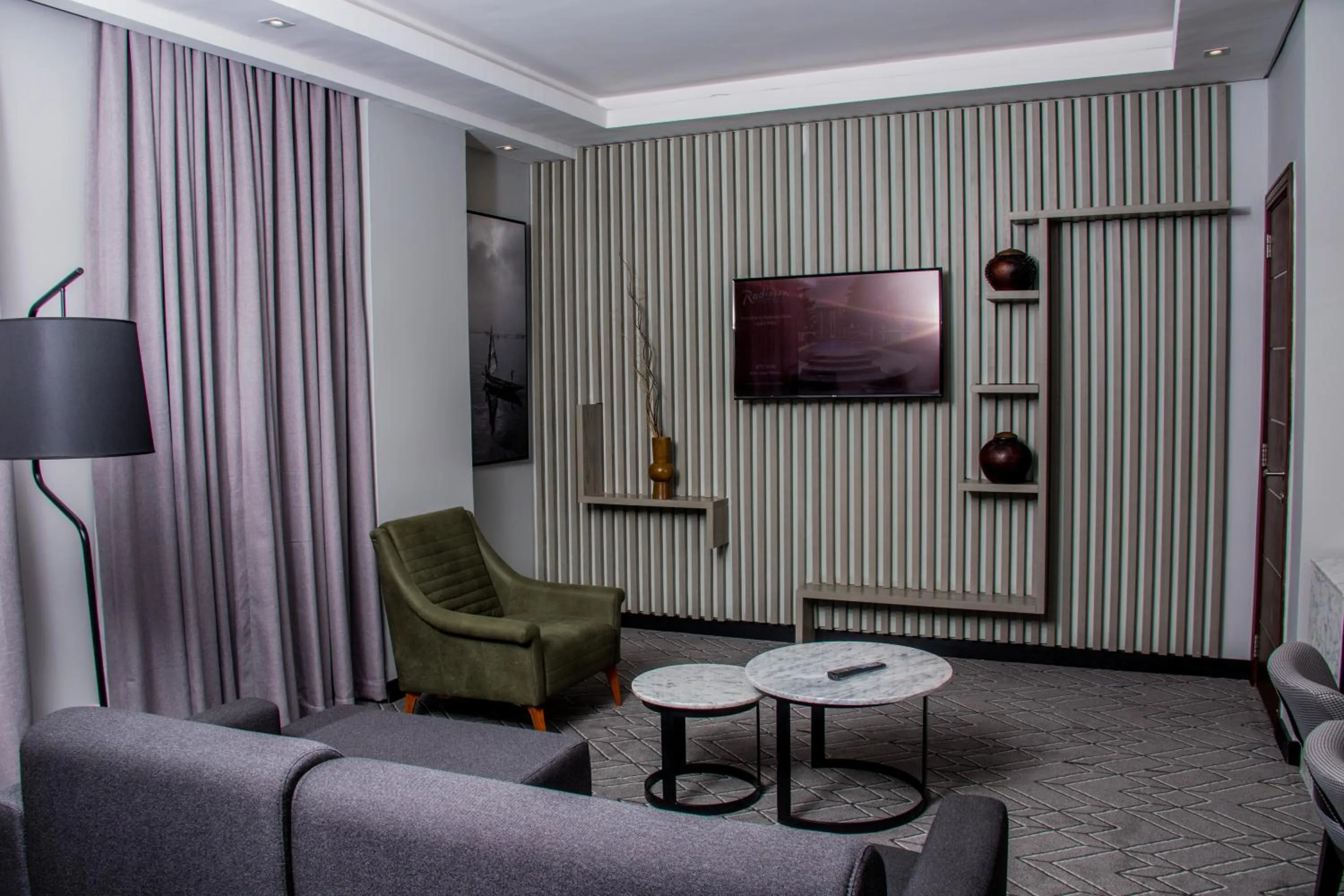 Seating area in Radisson Lagos Ikeja