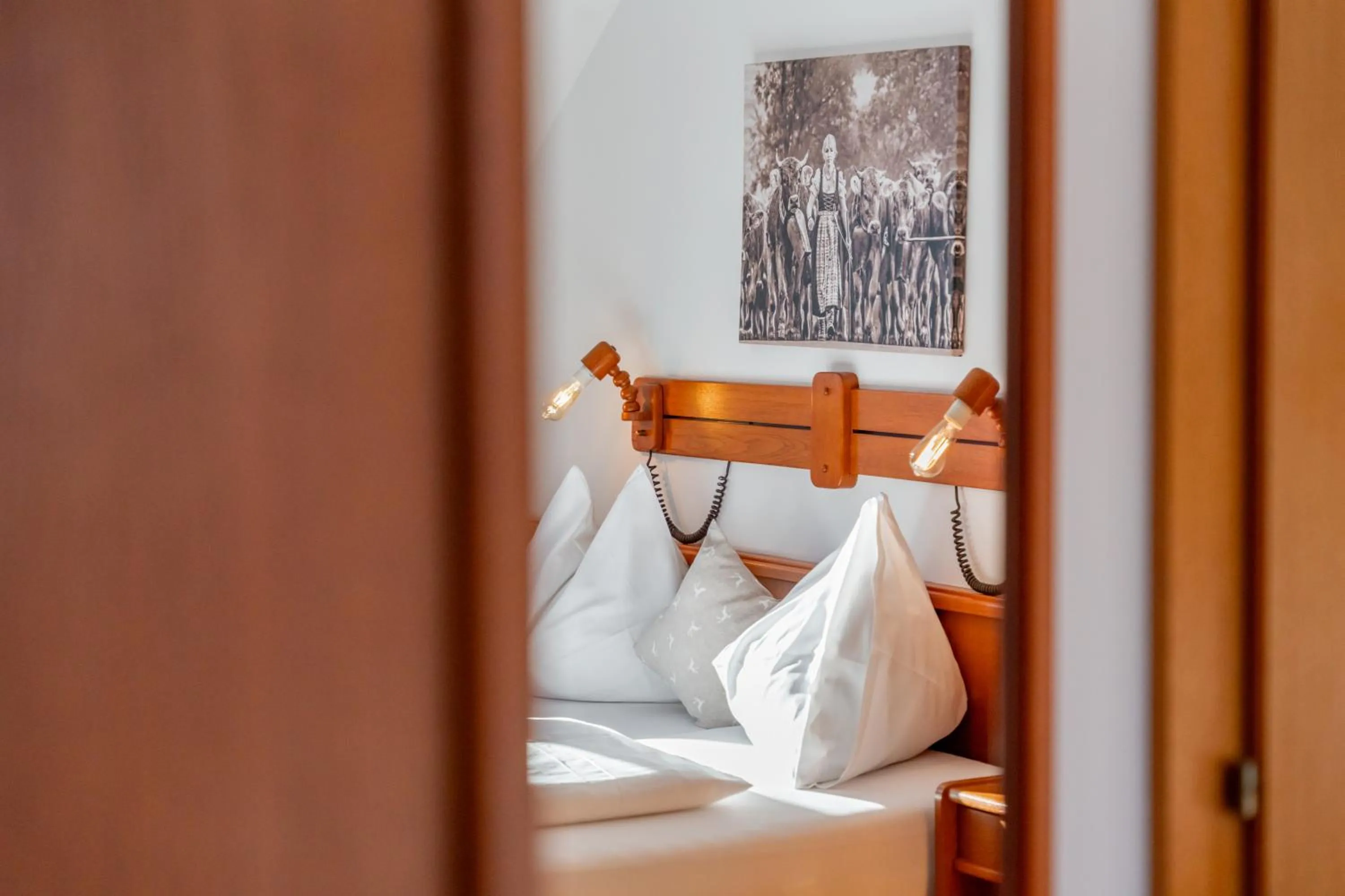 Bed in Hotel Gasthof Post