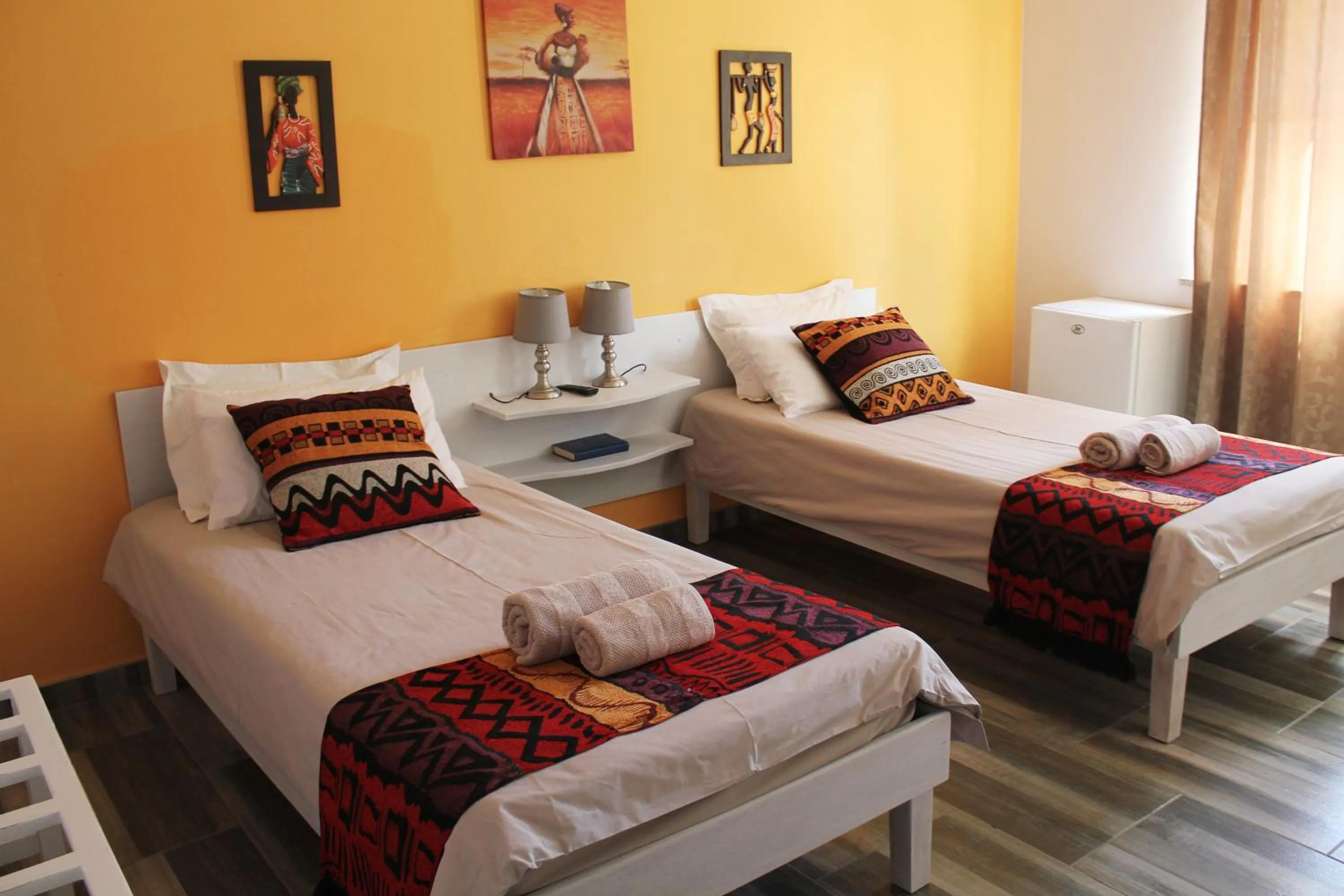 Bed in Omaruru Guesthouse