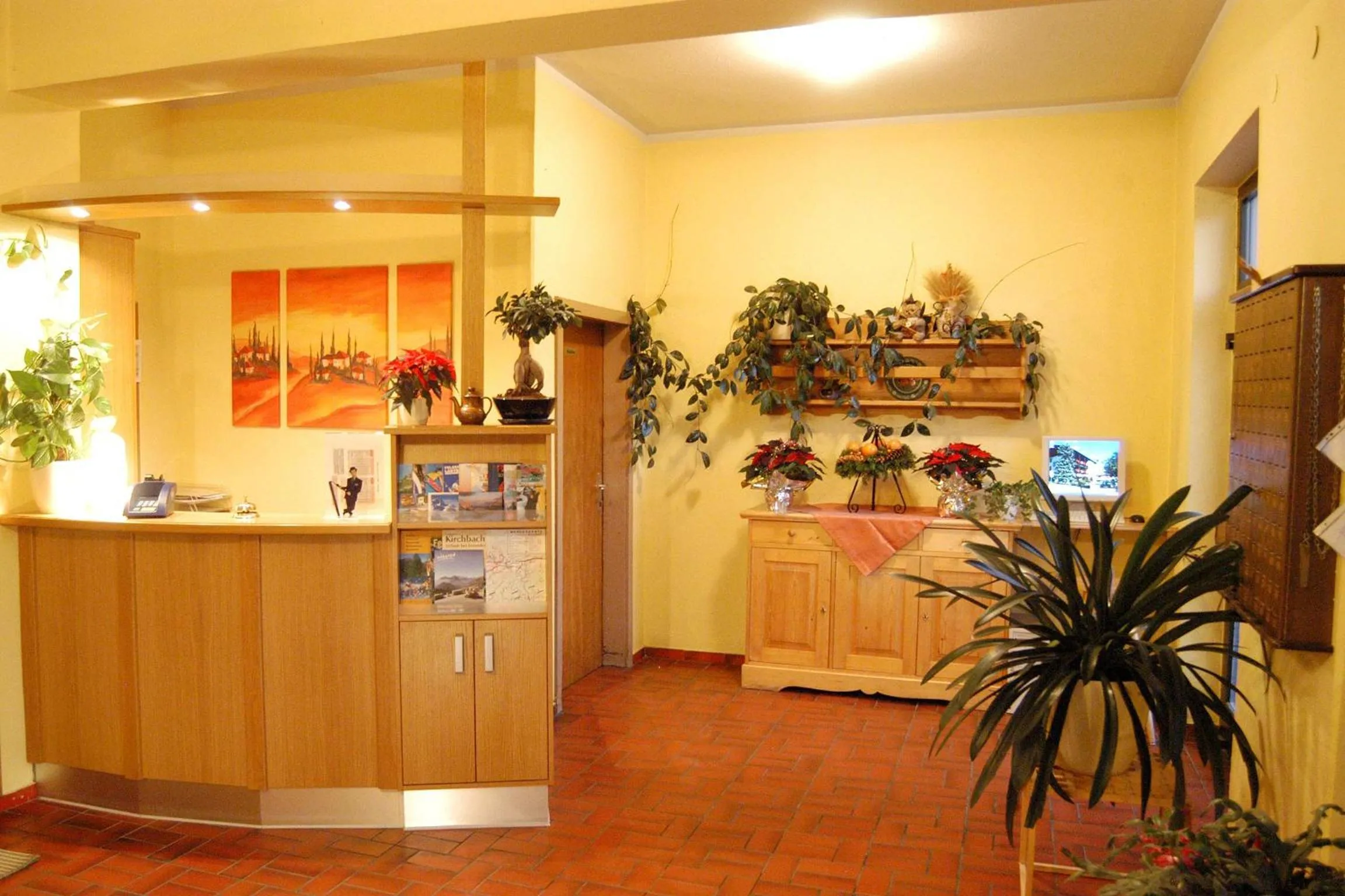 Lobby or reception in Gasthof-Pension Golob