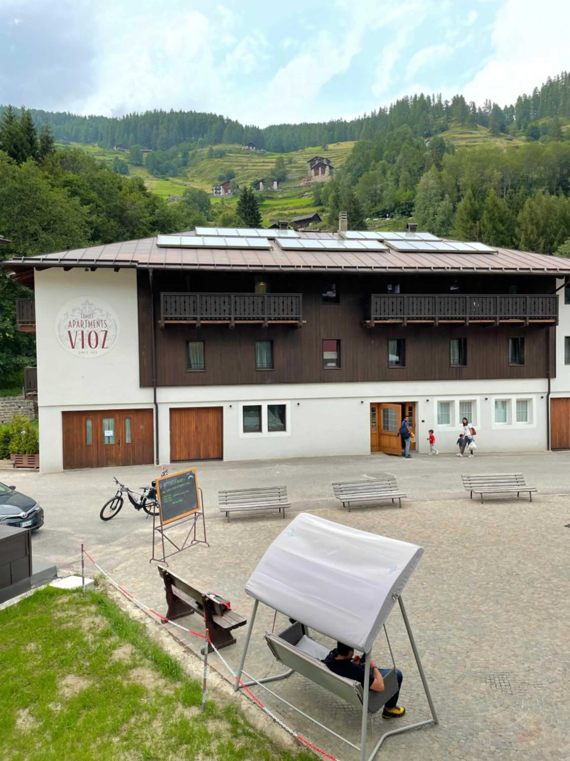 Property building in Family Apartments Vioz