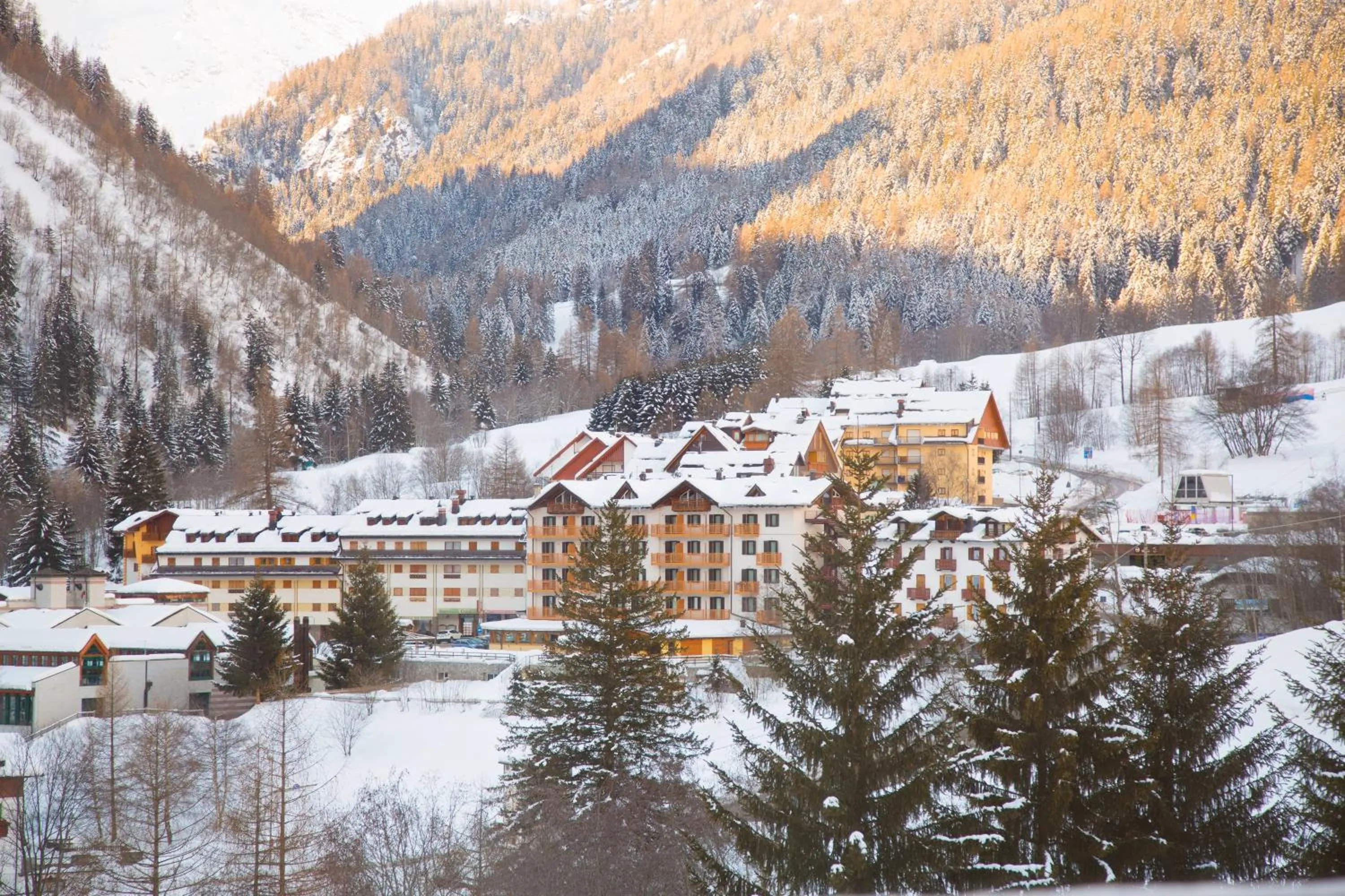 Winter in Family Apartments Vioz