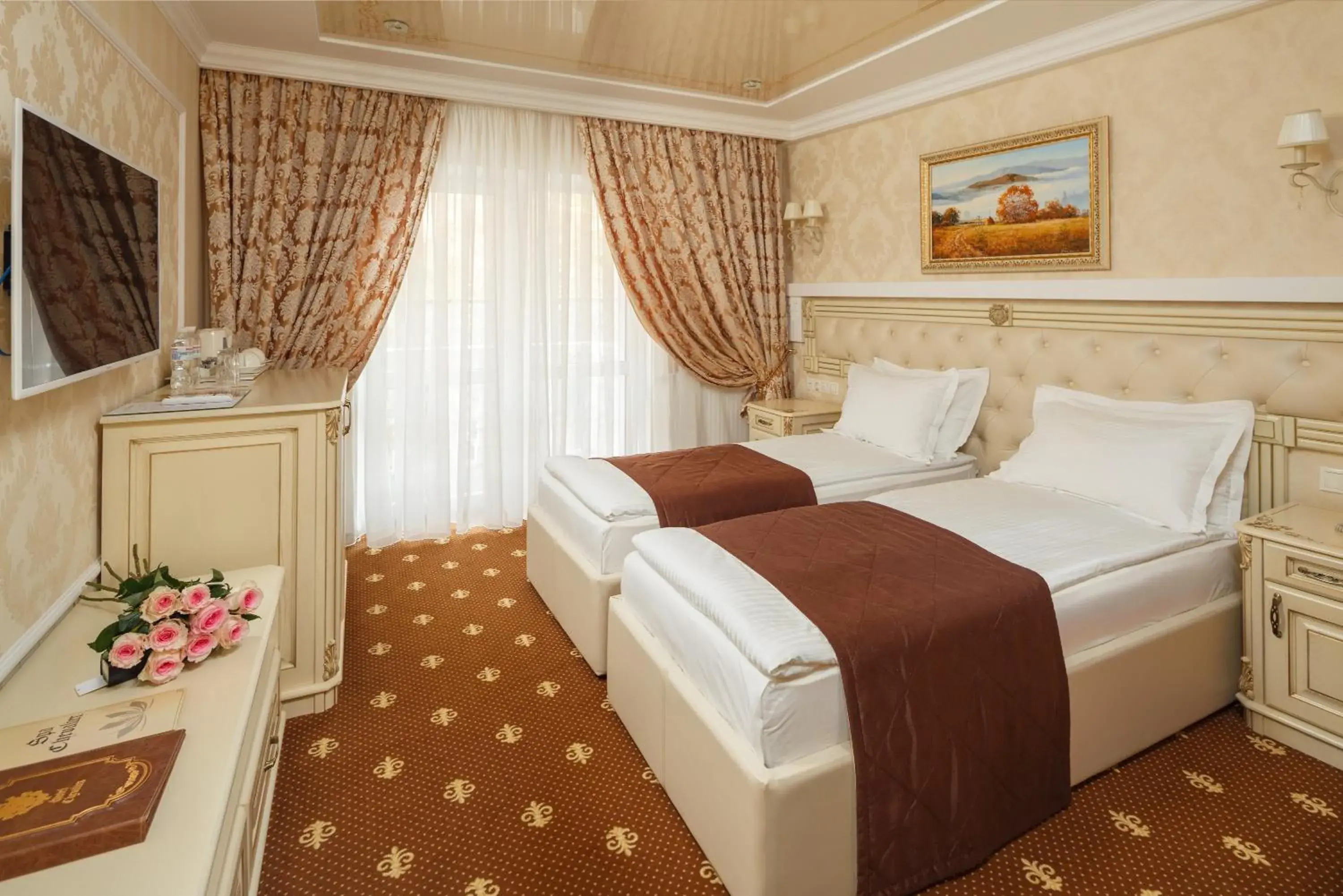 Deluxe Double or Twin Room with Balcony and Spa Access in Chevalier Hotel & SPA Deluxe Double or Twin Room with Balcony and Spa Access in Chevalier Hotel & SPA
