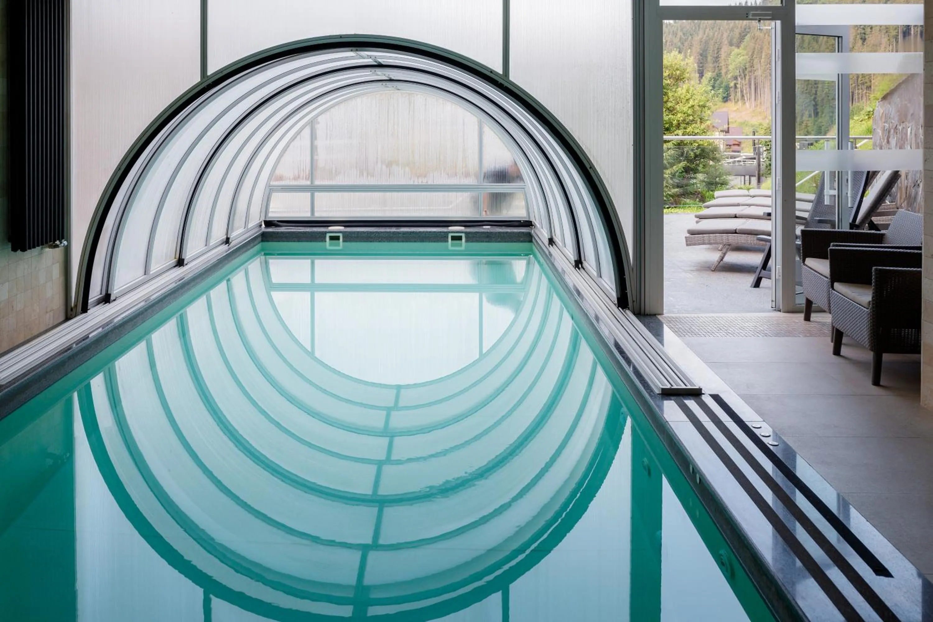 Swimming pool in Chevalier Hotel & SPA