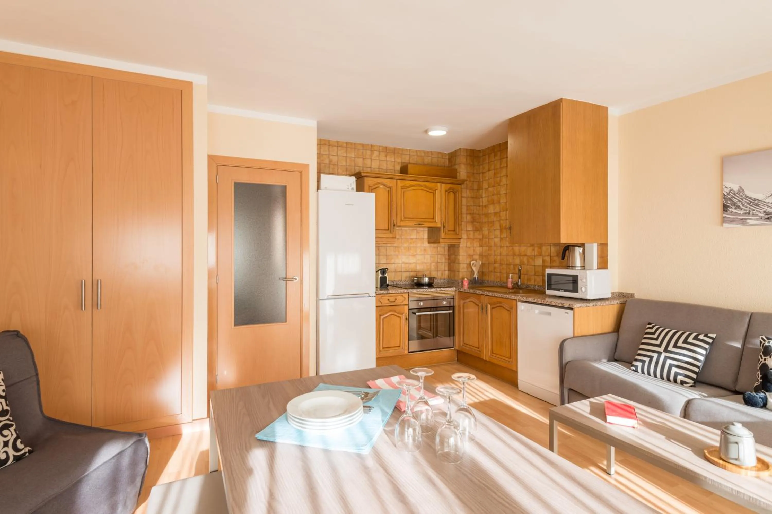 Kitchen or kitchenette in Pierre & Vacances Andorra Alba