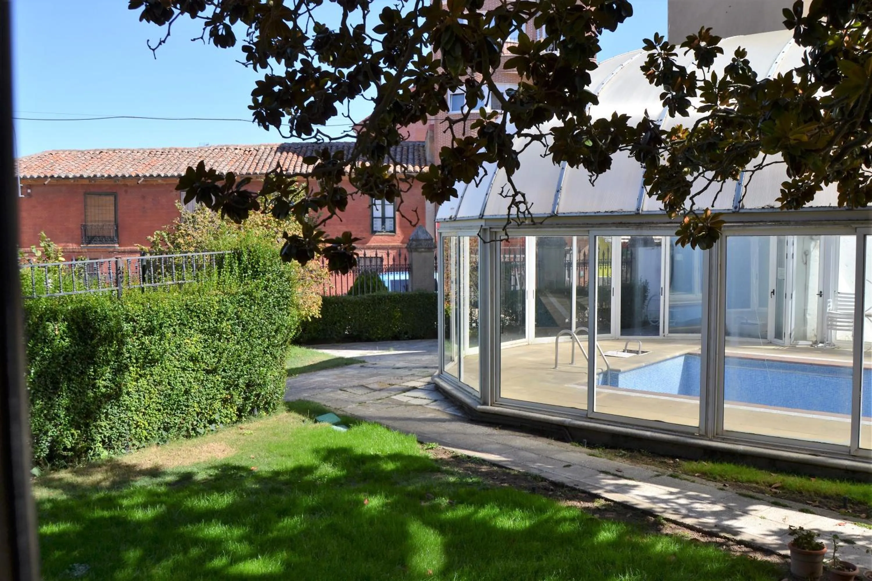 Garden view in Hotel Villegas