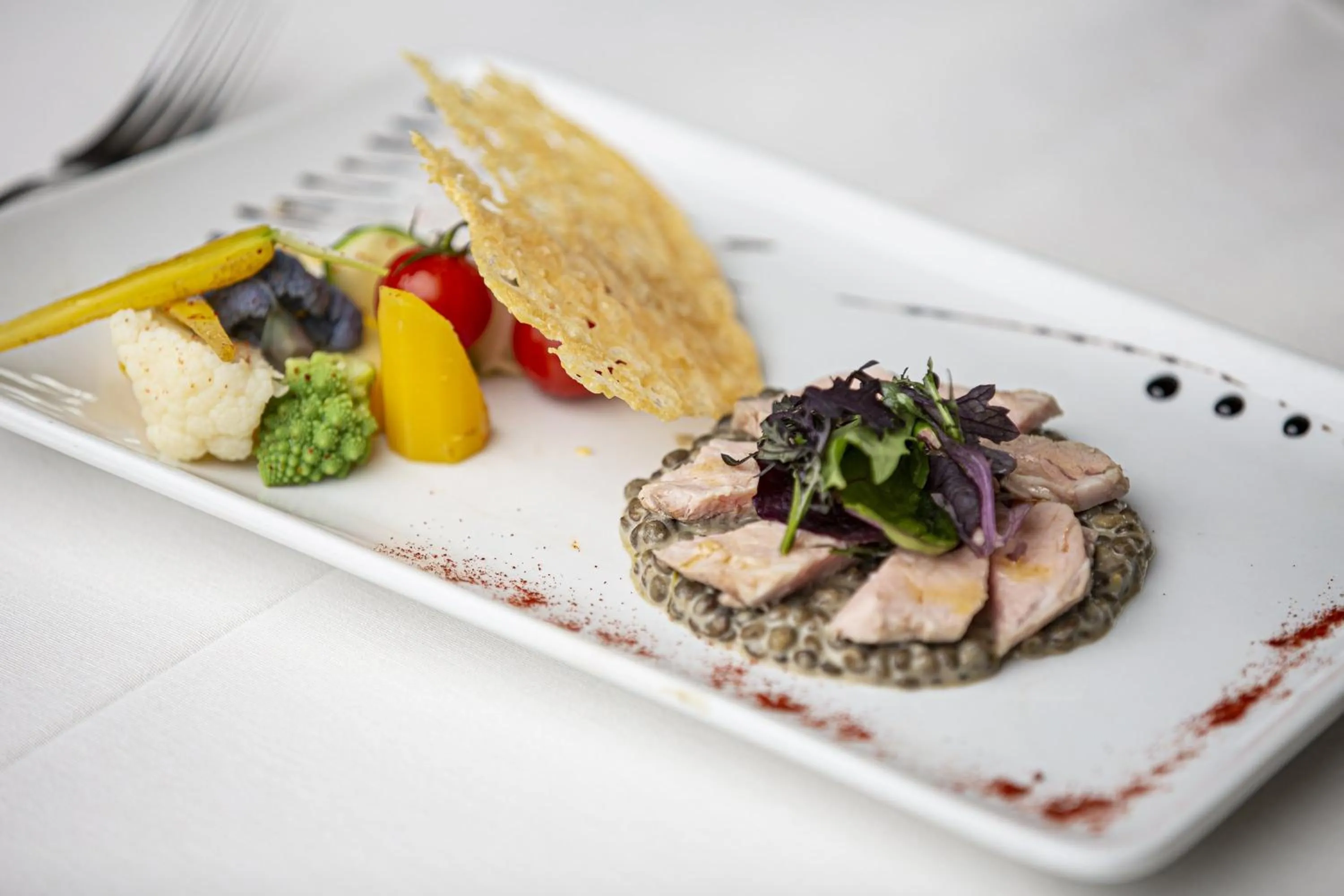Food close-up in Aux Tanneries de Wiltz